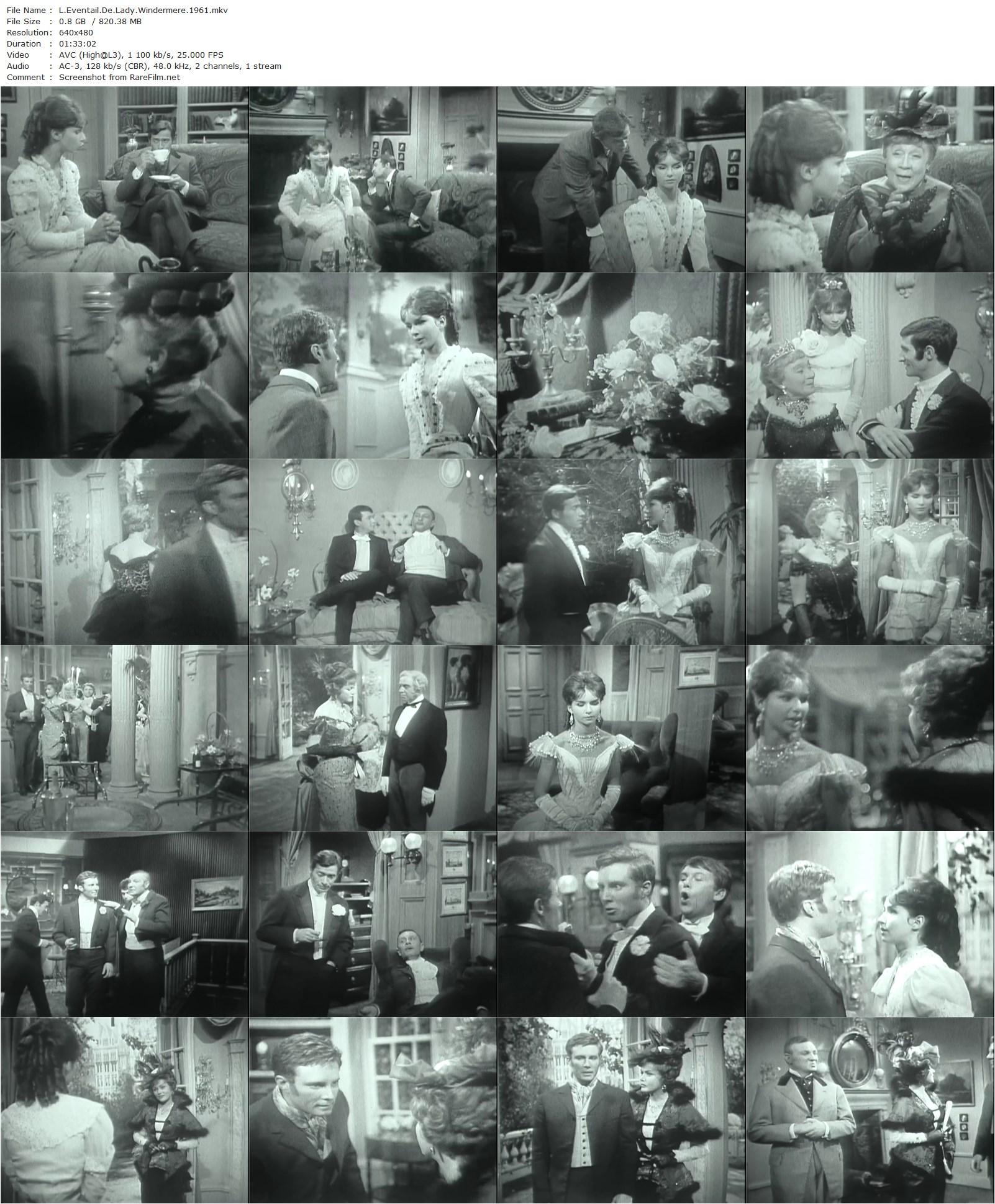 L’éventail de Lady Windermere (1961) François Gir, Yori Bertin, Nadia Gray, Jeanne Fusier-Gir-poster