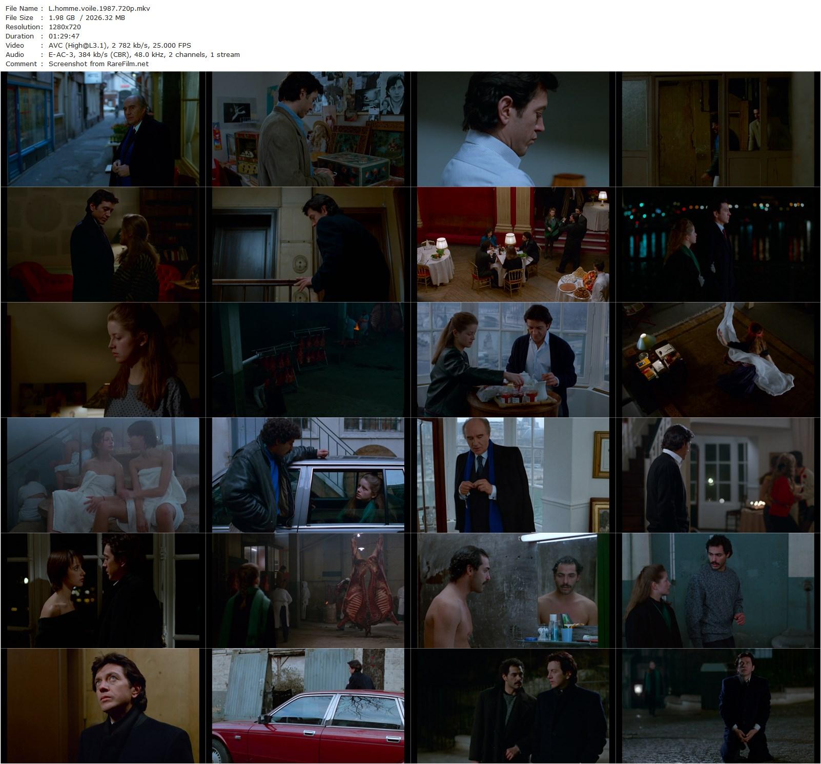 The Veiled Man / L’homme voilé (1987) Maroun Bagdadi, Bernard Giraudeau, Michel Piccoli, Laure Marsac-poster