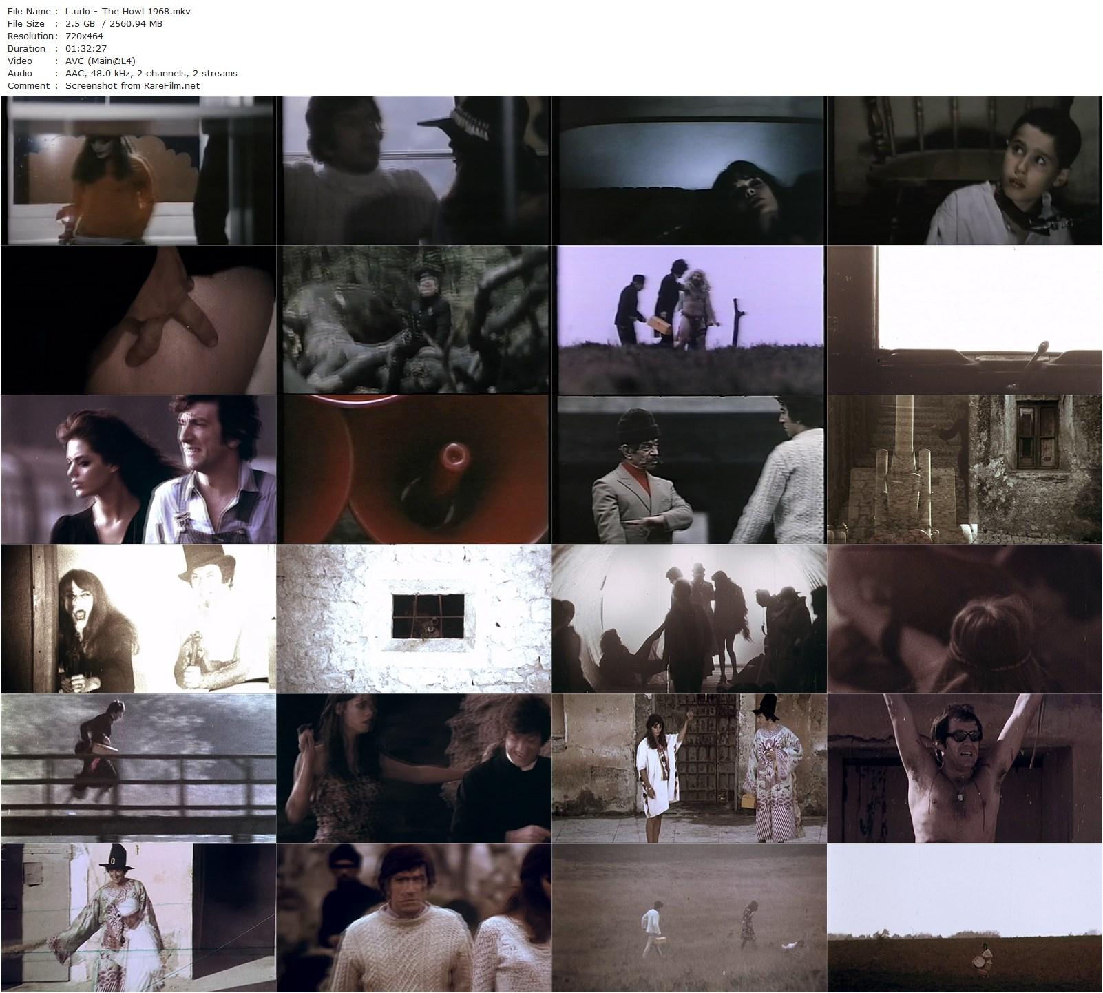 The Howl / L’urlo (1968) Tinto Brass, Tina Aumont, Gigi Proietti, Nino Segurini-poster