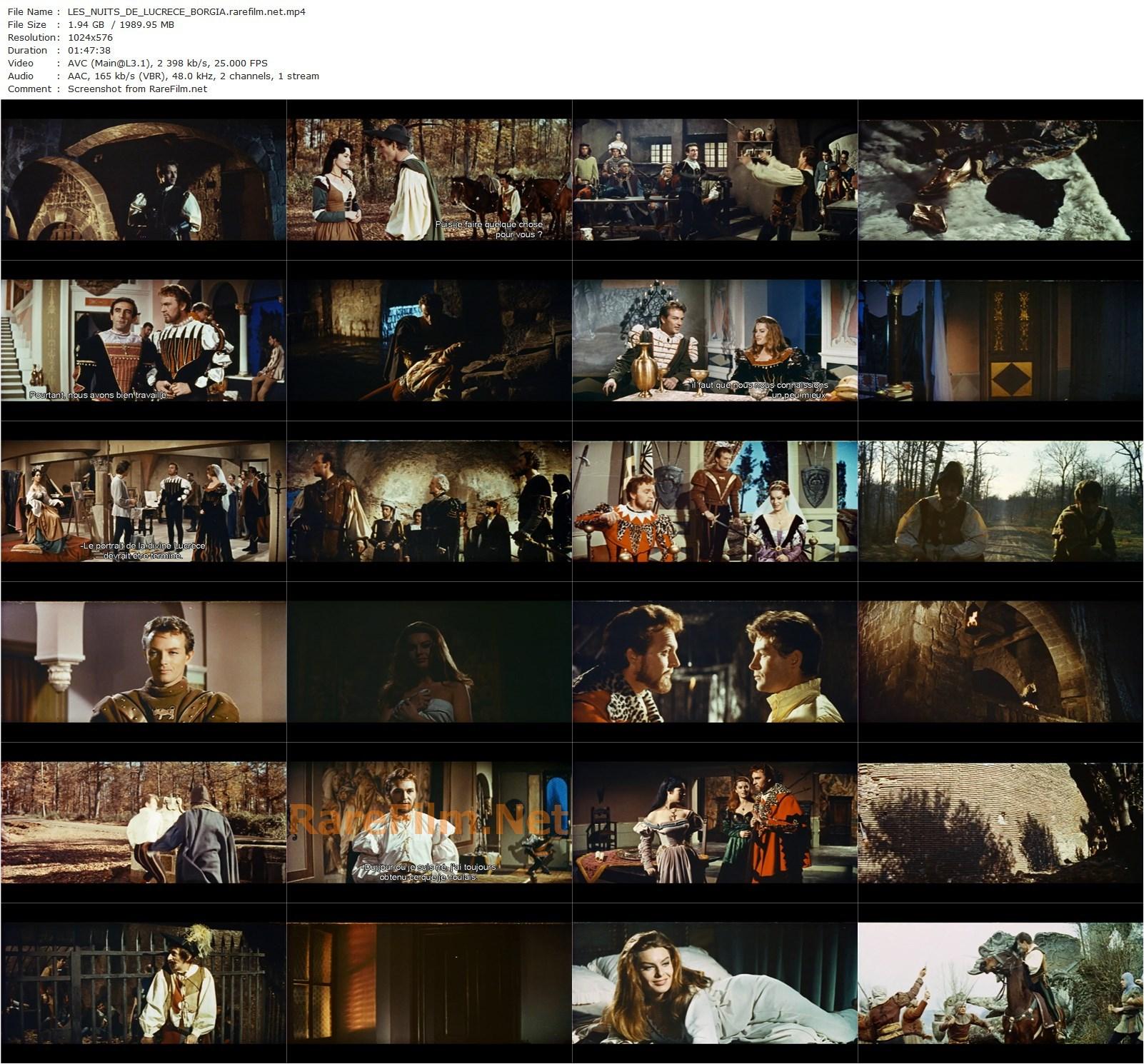 The Nights of Lucretia Borgia / Le notti di Lucrezia Borgia (1959) Sergio Grieco, Belinda Lee, Jacques Sernas, Arnoldo Foà-poster