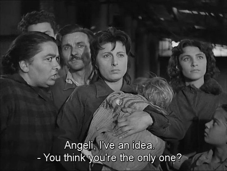 Angelina (1947) Luigi Zampa, Anna Magnani, Nando Bruno, Ave Ninchi-poster
