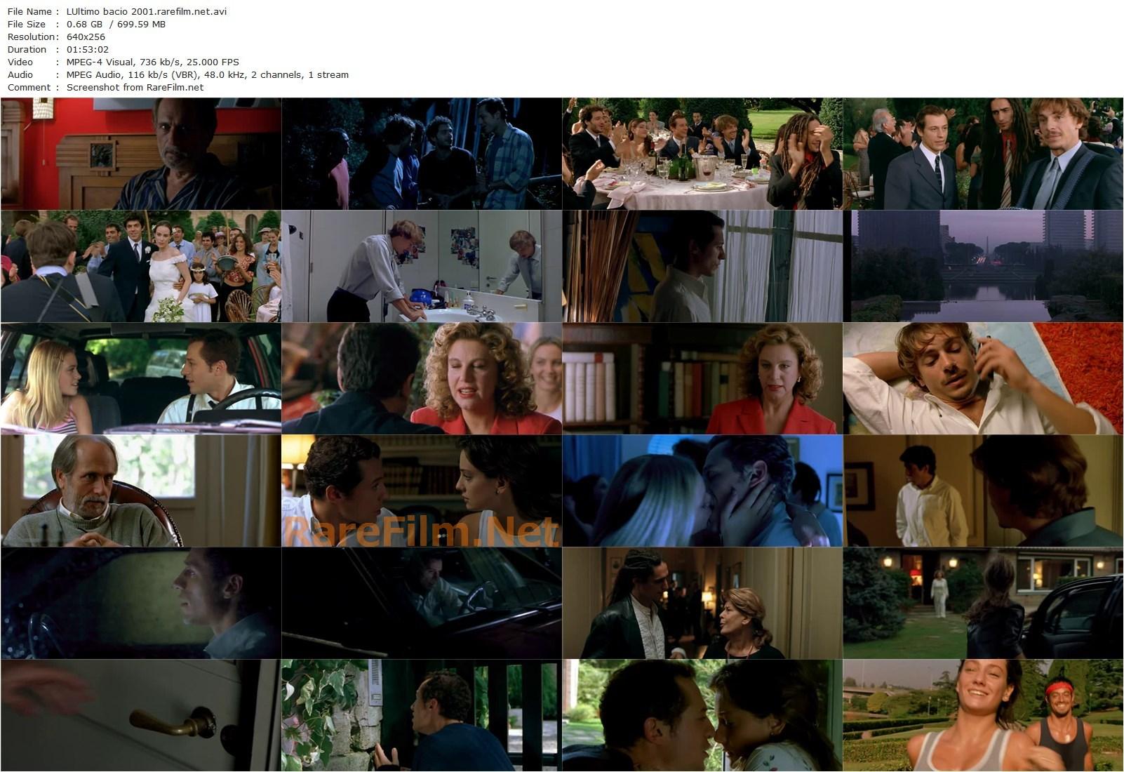 The Last Kiss / L’ultimo bacio (2001) Gabriele Muccino, Stefano Accorsi, Giovanna Mezzogiorno, Stefania Sandrelli-poster