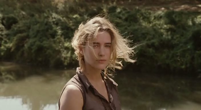 La Blonde aux seins nus / The Blonde with Bare Breasts (2010) Manuel Pradal, Vahina Giocante, Nicolas Duvauchelle, Steve Le Roi, Adventure, Drama, Romance-poster