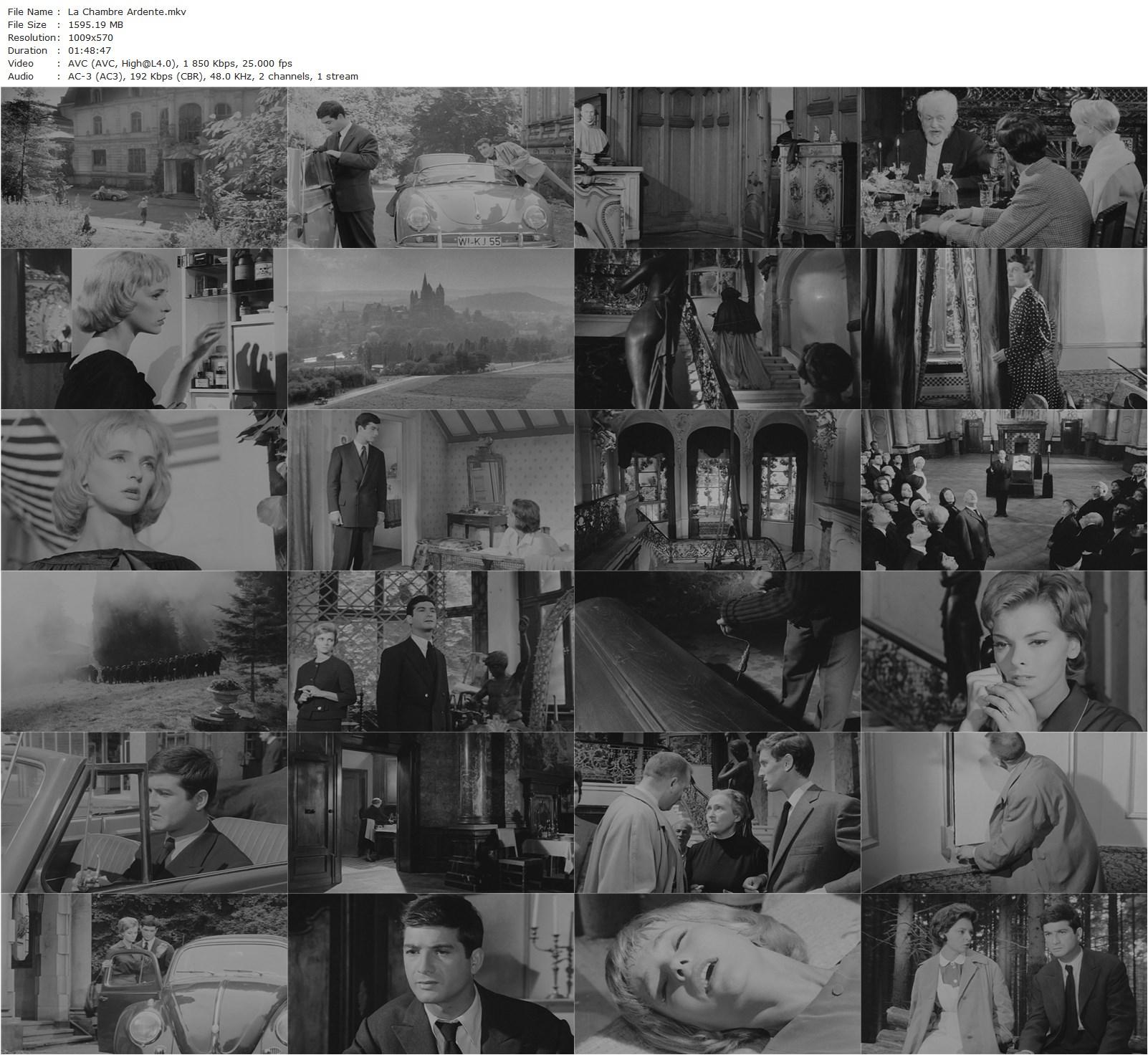 The Burning Court (1962) Julien Duvivier, Nadja Tiller, Jean-Claude Brialy, Perrette Pradier-poster