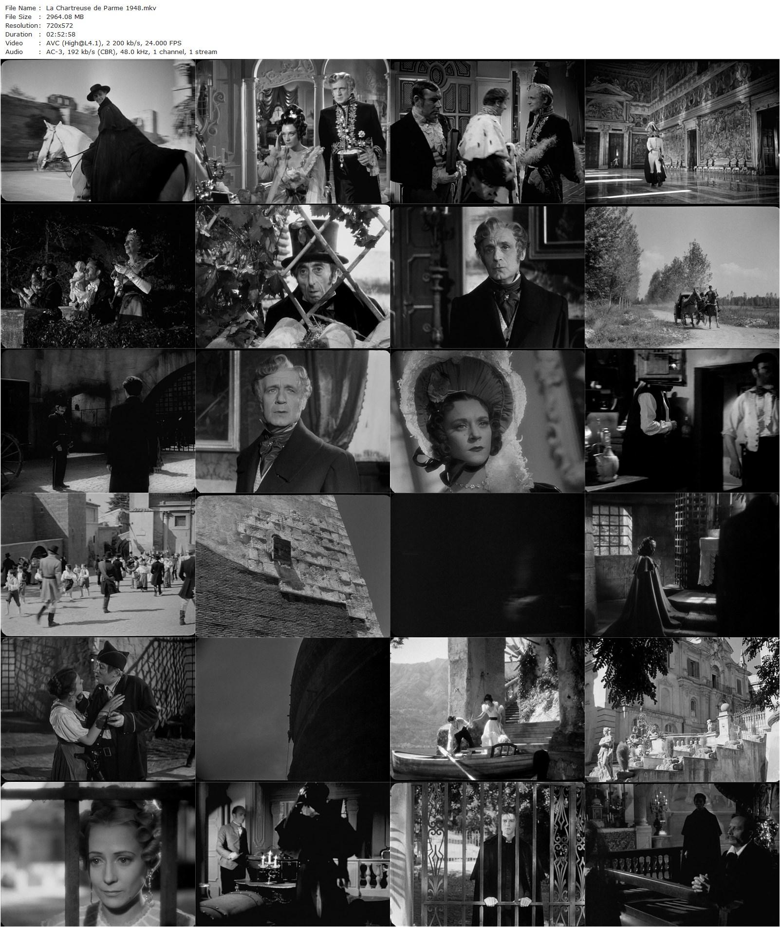 The Charterhouse of Parma AKA La chartreuse de Parme (1948) Christian-Jaque, Renée Faure, Lucien Coëdel, Louis Salou-poster