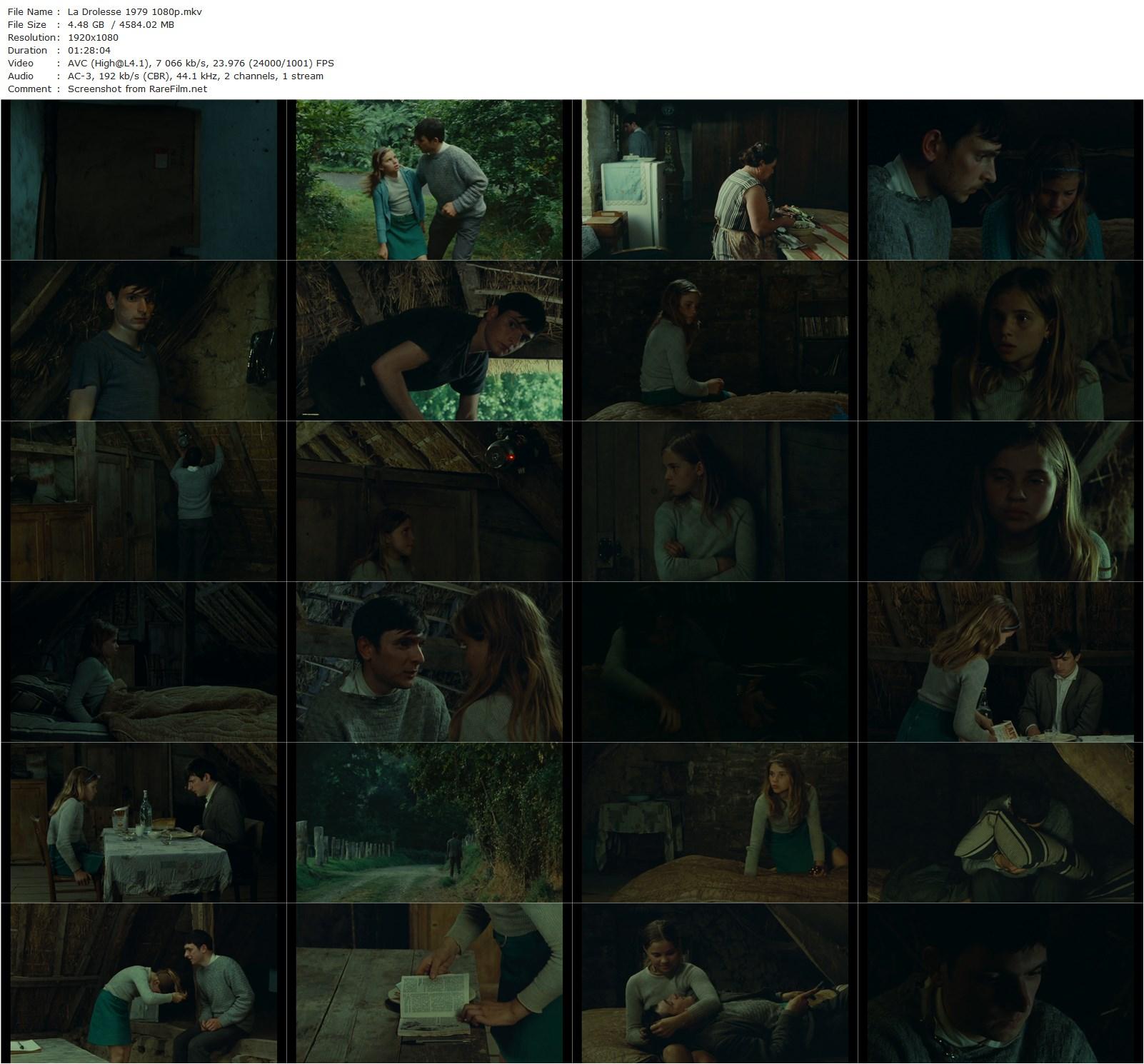 The Hussy / La drôlesse (1979) Jacques Doillon, Claude Hébert, Madeleine Desdevises, Paulette Lahaye-poster