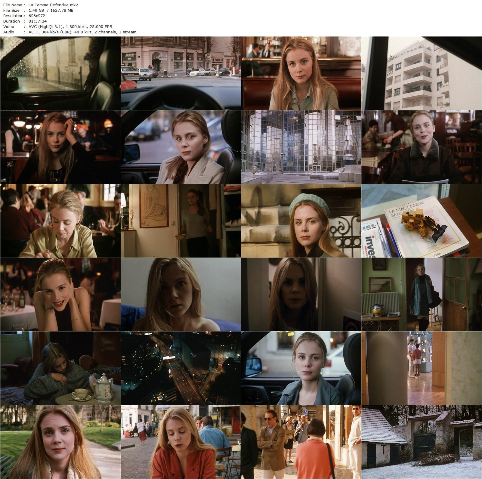 The Banned Woman AKA La femme défendue (1997) Philippe Harel, Isabelle Carré, Nathalie Conio-poster