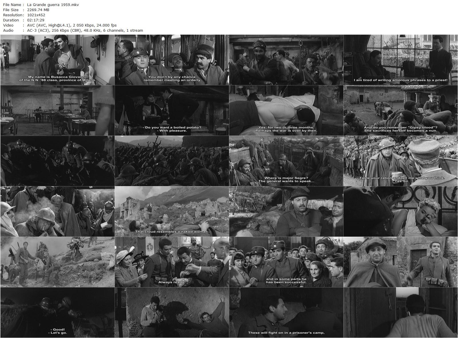 The Great War (1959) Mario Monicelli, Alberto Sordi, Vittorio Gassman, Bernard Blier-poster