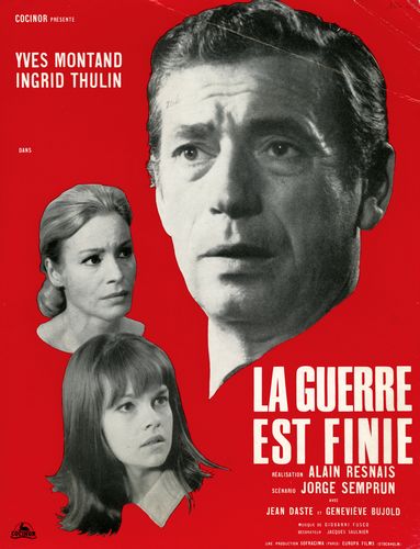 The War Is Over AKA La guerre est finie (1966) Alain Resnais, Yves Montand, Ingrid Thulin, Geneviève Bujold