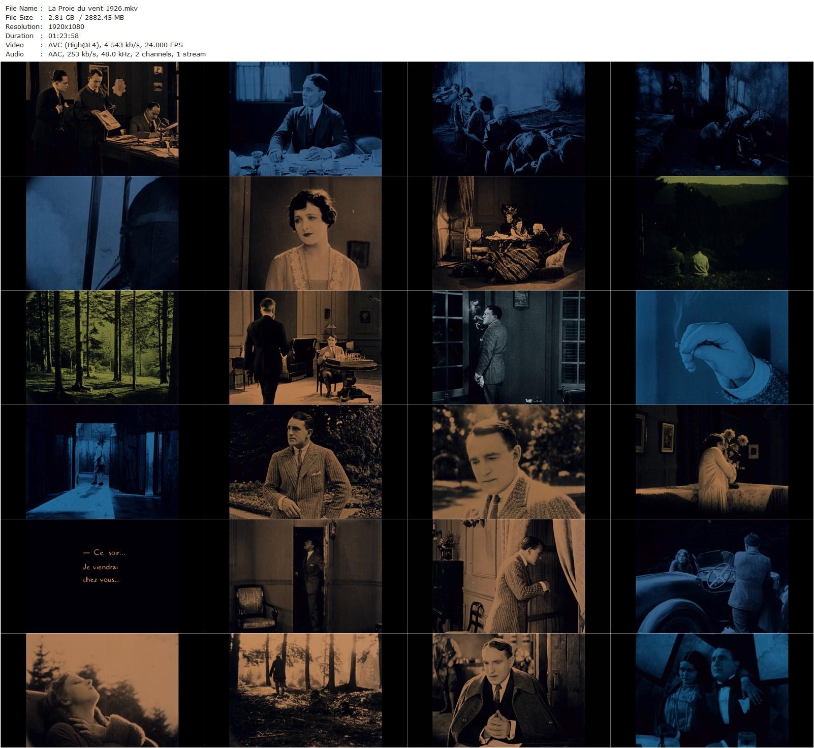 The Prey of the Wind AKA La proie du vent (1927) René Clair, Sandra Milovanoff, Lillian Hall-Davis, Jean Murat-poster