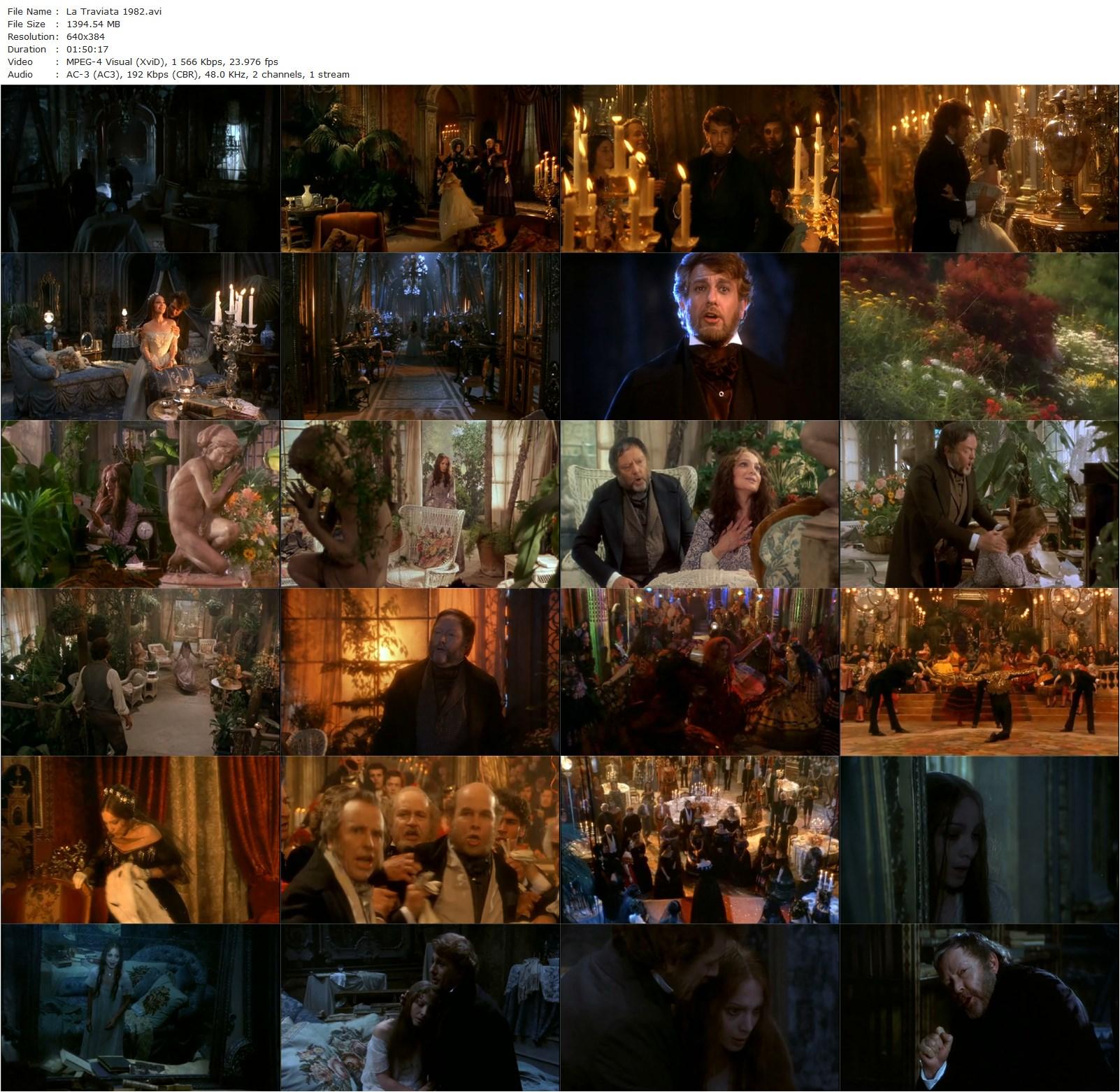 La traviata (1982) Franco Zeffirelli, Teresa Stratas, Plácido Domingo, Cornell MacNeil-poster