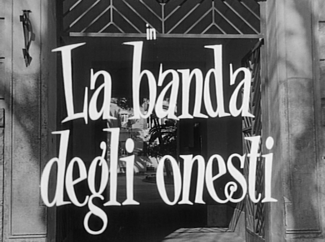 Camillo Mastrocinque - La banda degli onesti AKA The Band of Honest Men (1956)-poster