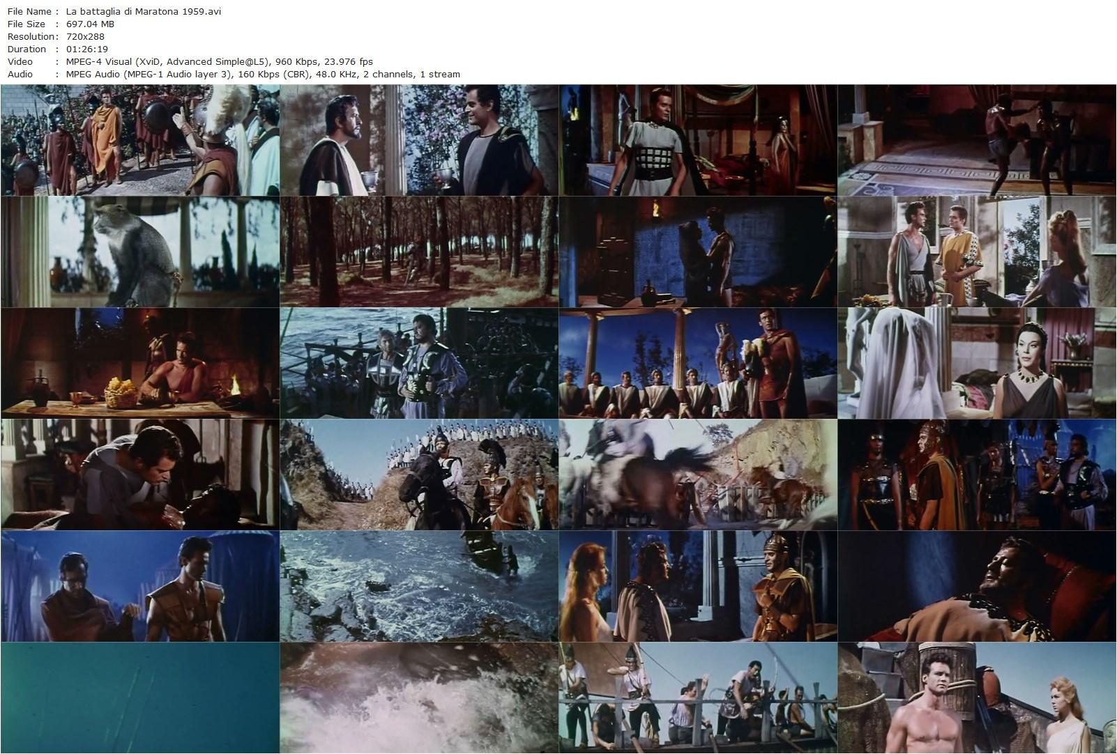 Giant of Marathon (1959) Jacques Tourneur, Bruno Vailati, Steve Reeves, Mylène Demongeot, Sergio Fantoni-poster