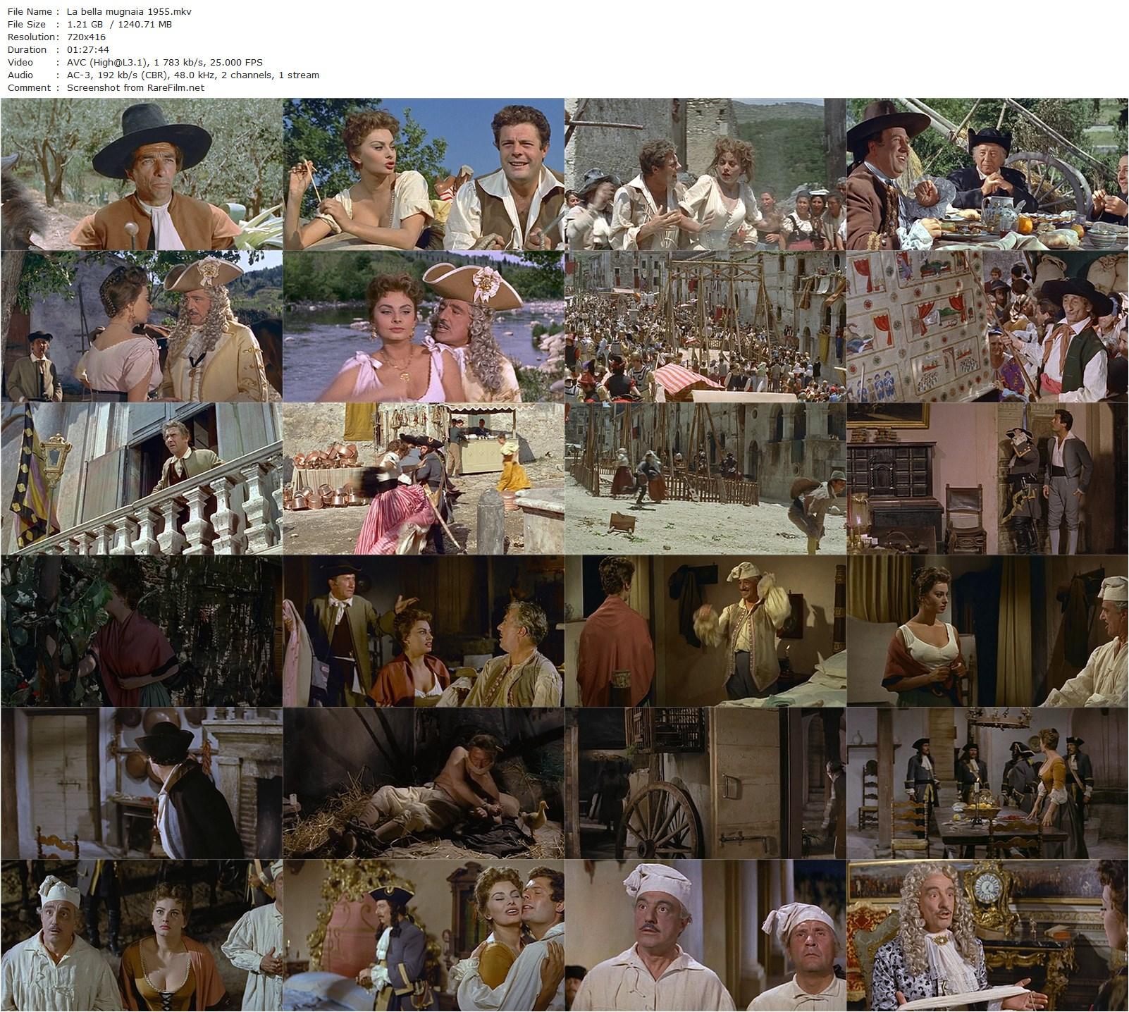 The Miller’s Beautiful Wife / La bella mugnaia (1955) Mario Camerini, Vittorio De Sica, Sophia Loren, Marcello Mastroianni-poster