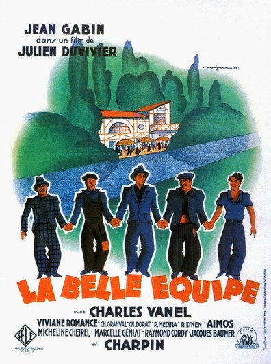 They Were Five AKA La belle équipe (1936) Julien Duvivier, Charles Vanel, Jean Gabin, Raymond Aimos