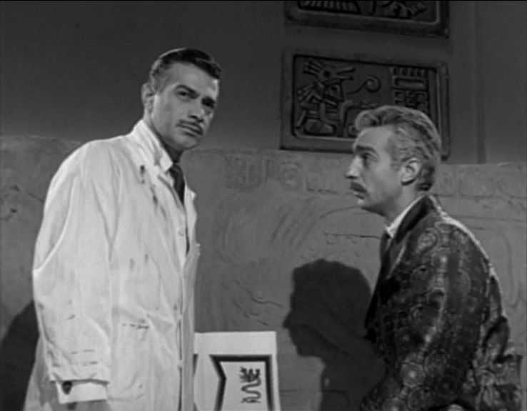 La cabeza viviente / The Living Head (1963) Chano Urueta, Mauricio Garcés, Ana Luisa Peluffo, Abel Salazar, Horror-poster