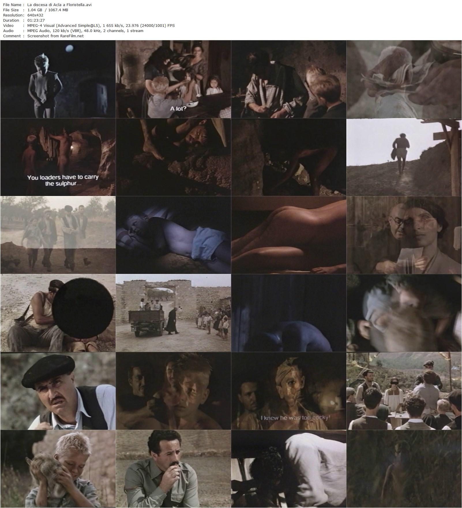 Aclas Decent Into Floristella / La discesa di Aclà a Floristella (1992) Aurelio Grimaldi, Francesco Cusimano, Tony Sperandeo, Luigi Maria Burruano-poster