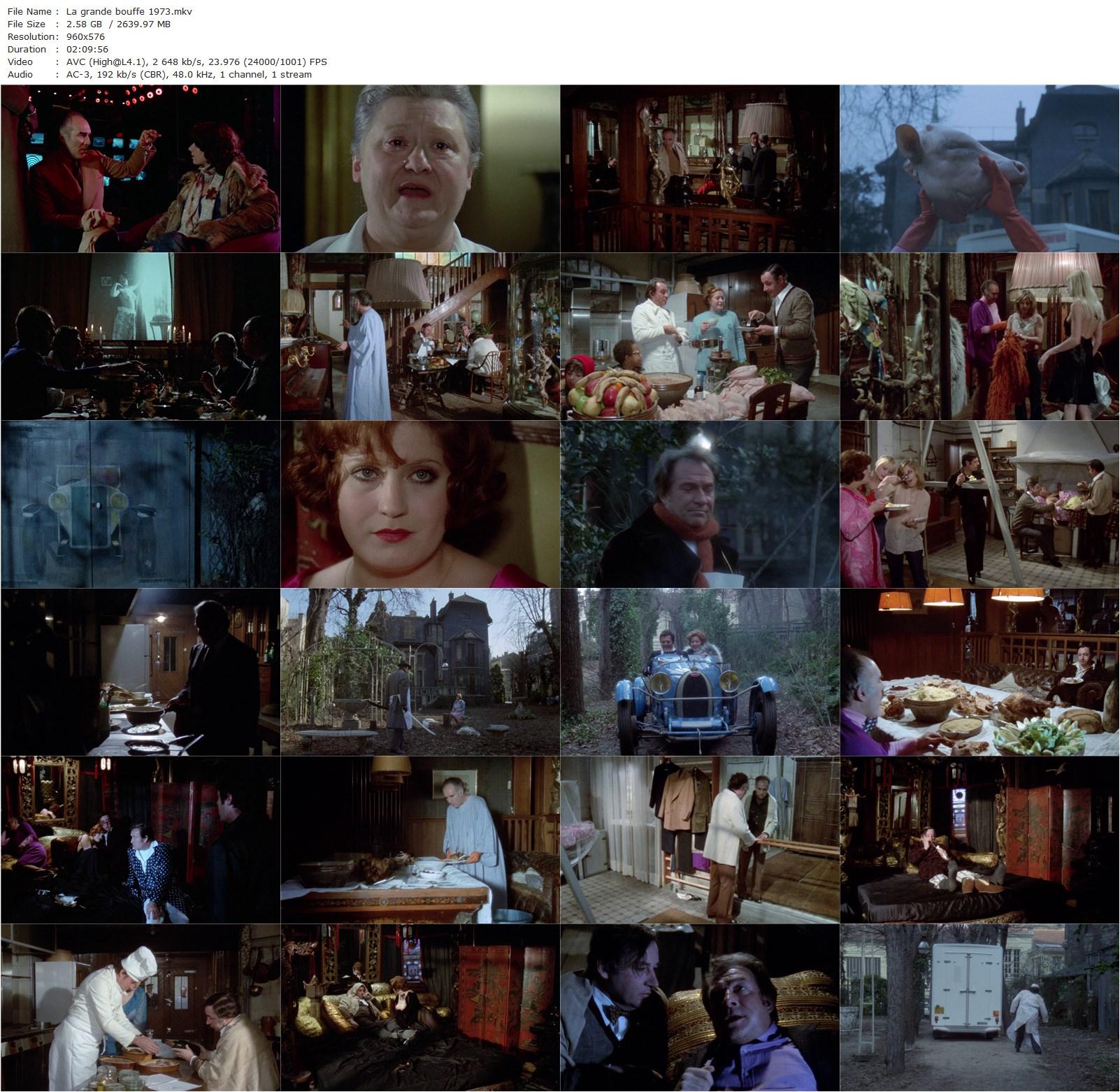 The Big Feast / La Grande Bouffe (1973) Marco Ferreri, Marcello Mastroianni, Michel Piccoli, Philippe Noiret, Ugo Tognazzi-poster