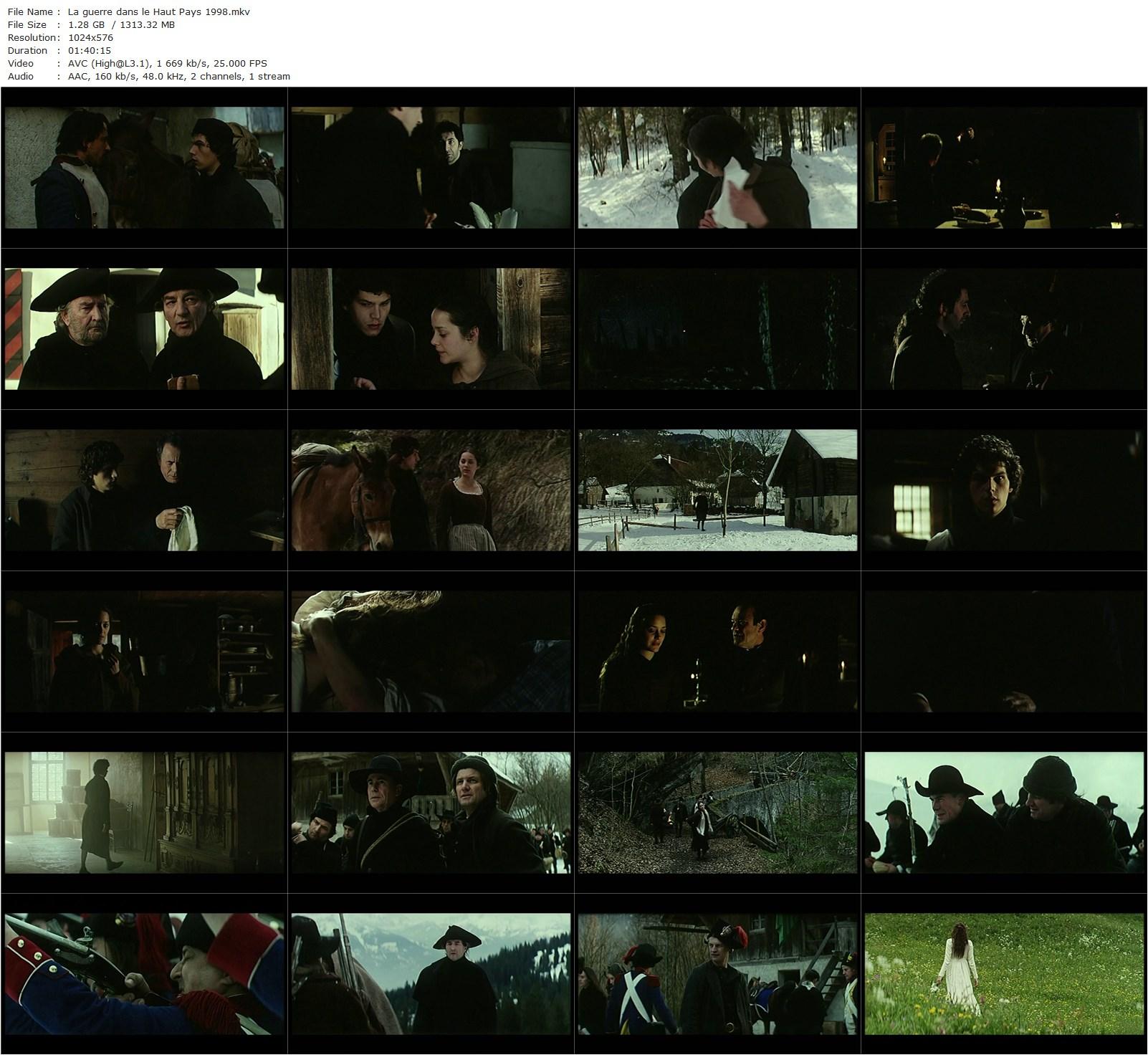 War in the Highlands AKA La guerre dans le Haut Pays (1998) Francis Reusser, Marion Cotillard, Yann Trégouët, François Marthouret-poster