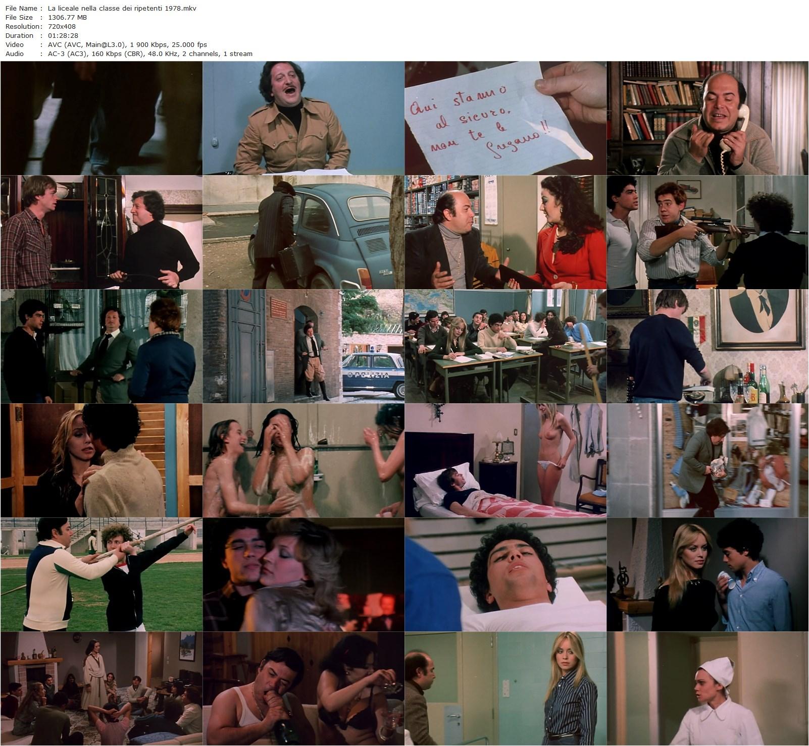 La liceale nella classe dei ripetenti (1978) Mariano Laurenti, Gloria Guida, Alvaro Vitali, Rodolfo Bigotti-poster