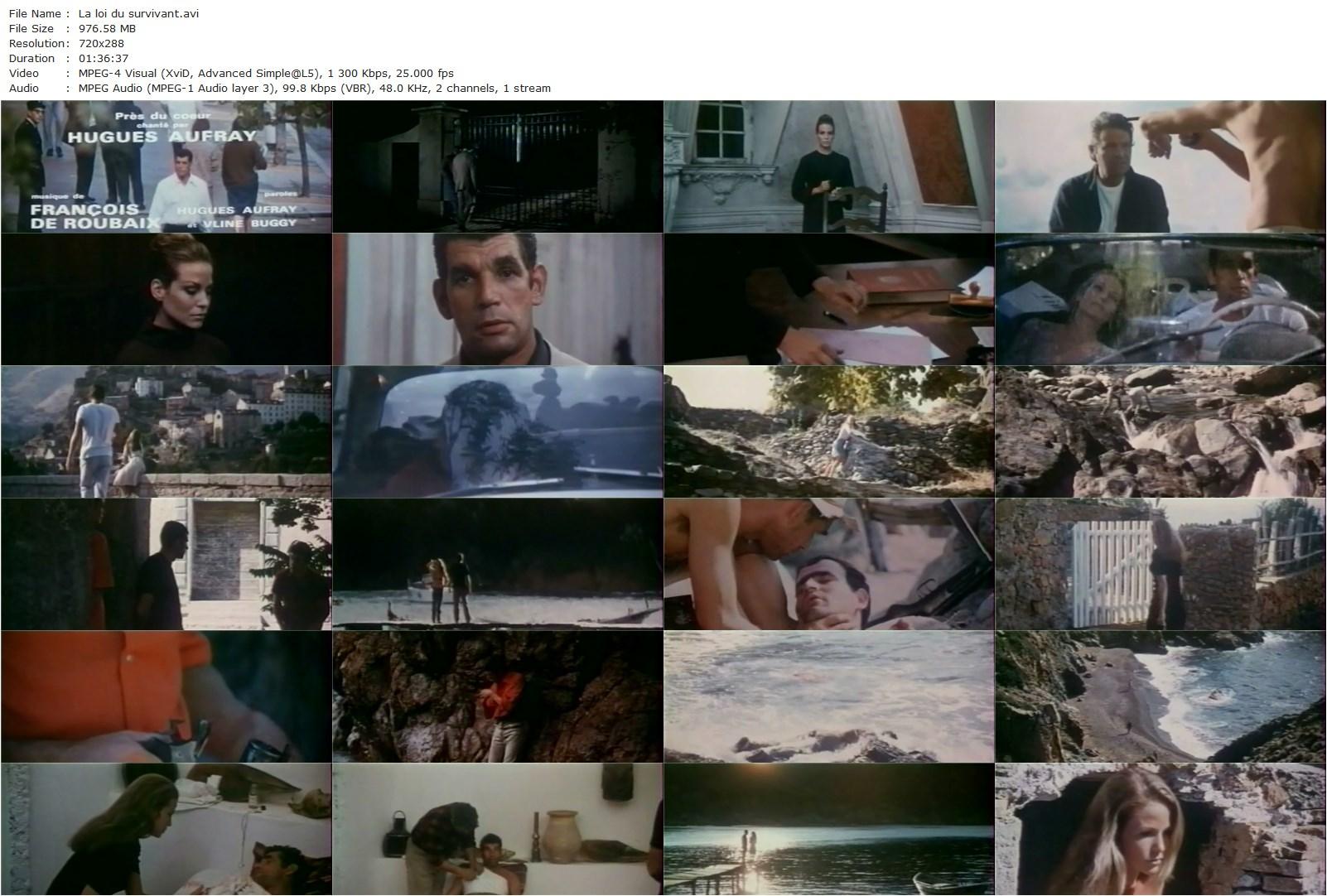 Law of Survival AKA La loi du survivant (1967) José Giovanni, Michel Constantin, Alexandra Stewart, Roger Blin-poster