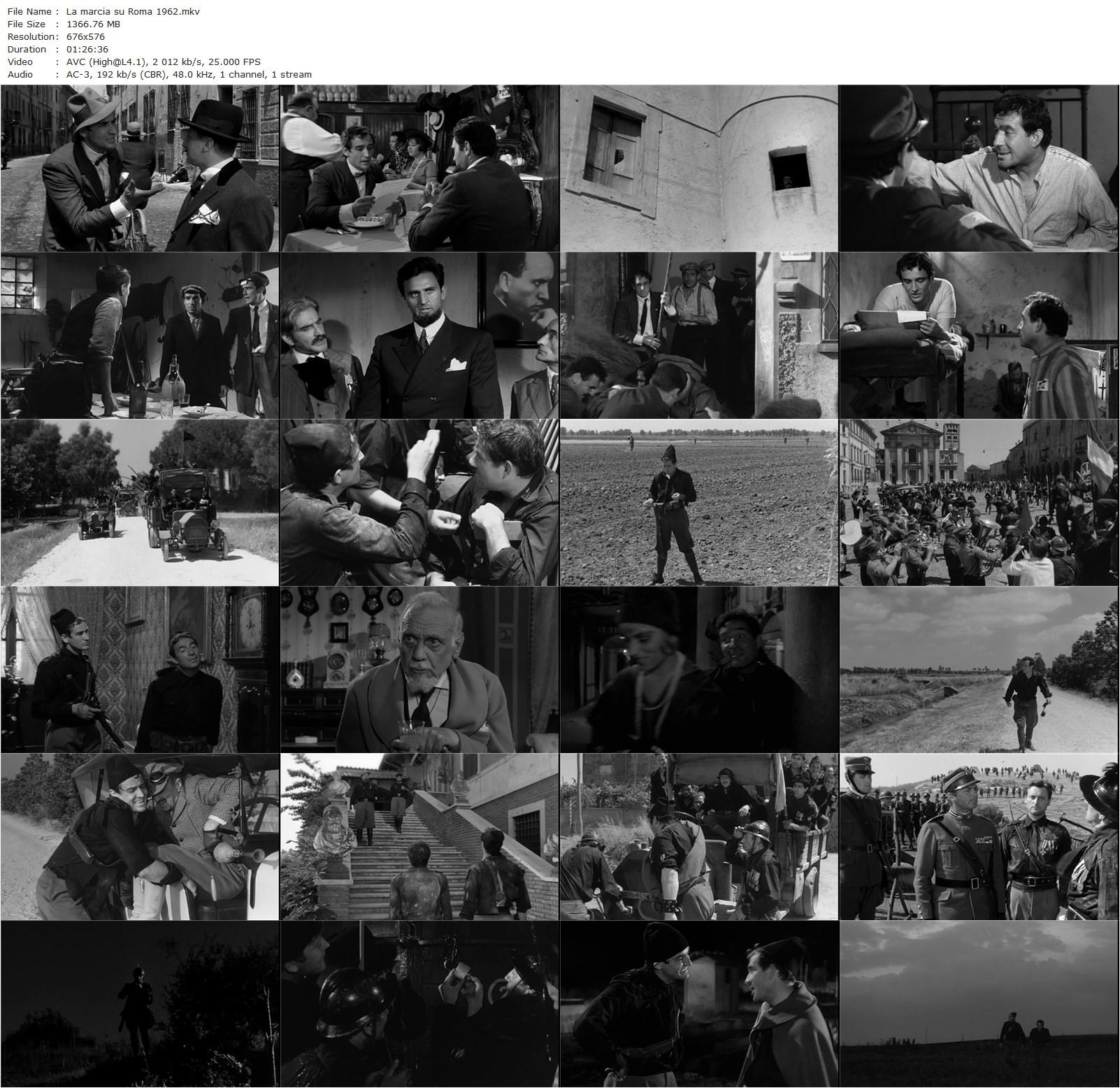 March on Rome AKA La marcia su Roma (1962) Dino Risi, Vittorio Gassman, Ugo Tognazzi, Roger Hanin-poster