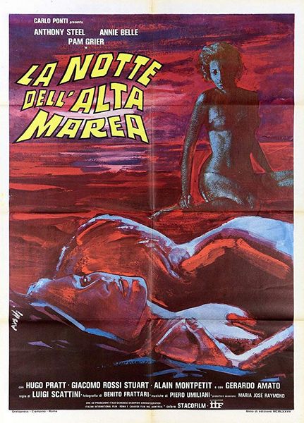 La notte dell’alta marea (1977) Luigi Scattini, Anthony Steel, Annie Belle, Hugo Pratt