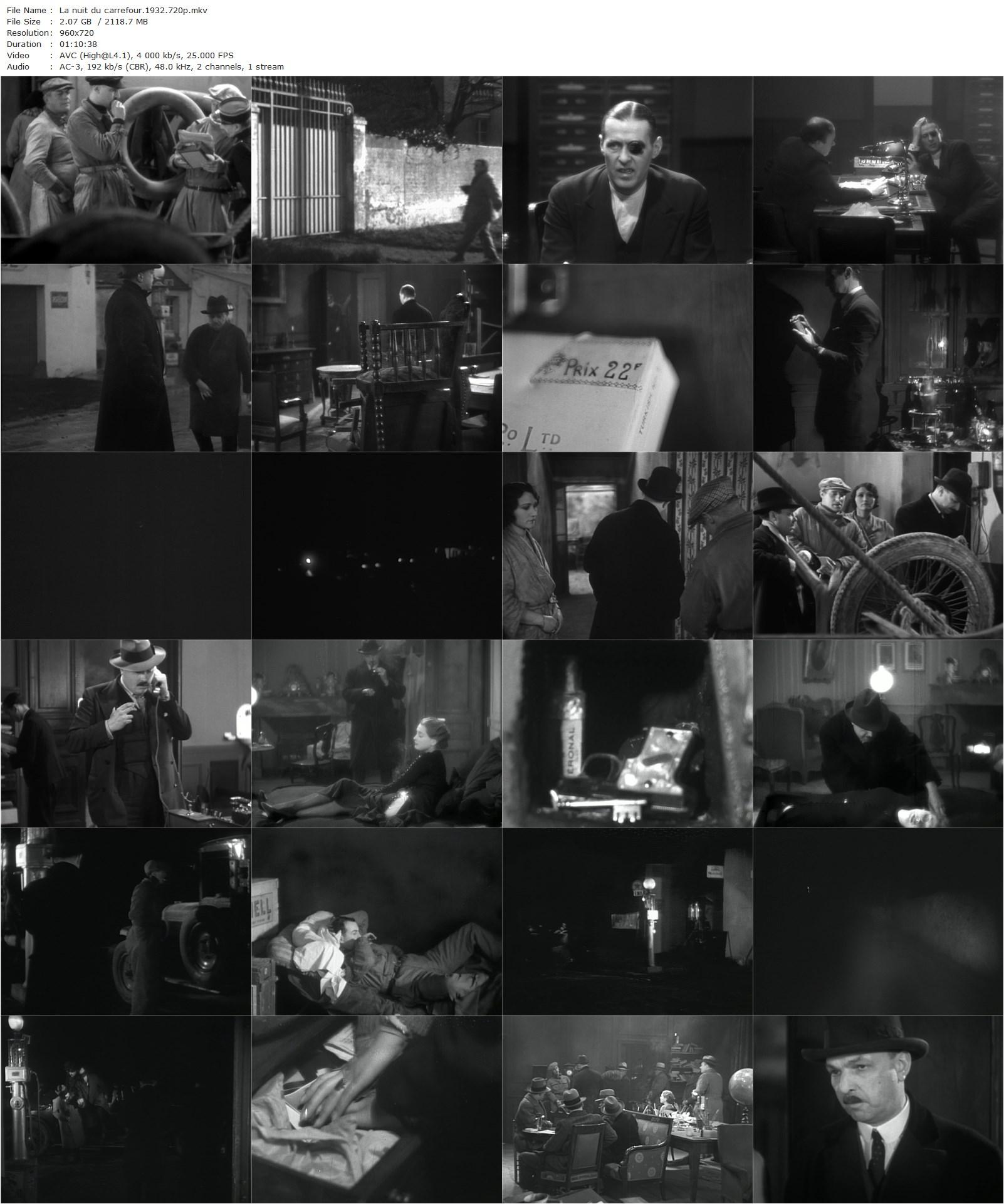 Night at the Crossroads AKA La nuit du carrefour (1932) Jean Renoir, Pierre Renoir, Georges Térof, Winna Winifried-poster