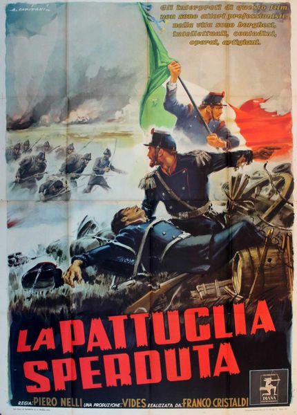 La pattuglia sperduta (1954) Piero Nelli, Annibale Biglione, Óscar Navarro, Filippo Posca, Drama, War