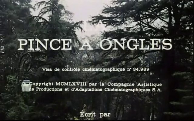 Jean-Claude Carrière – La Pince à ongles AKA The Nail Clippers (1969)