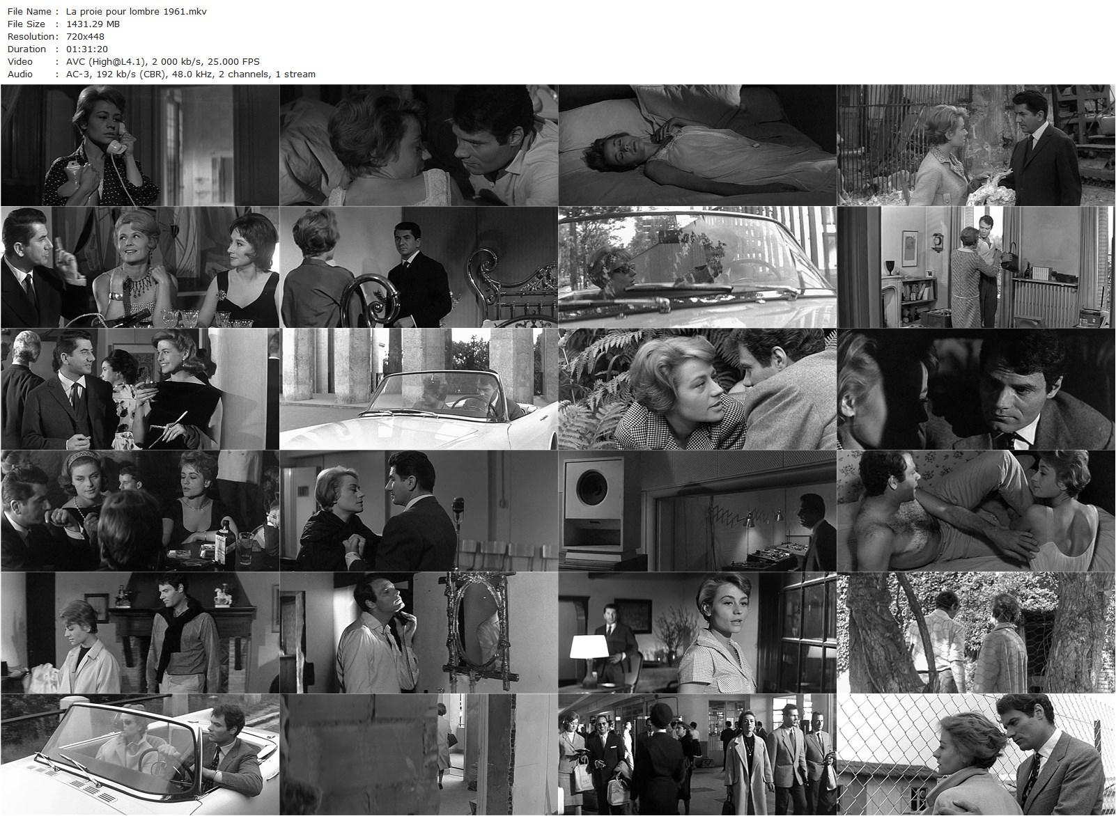 La proie pour l’ombre / Shadows of Adultery (1961) Alexandre Astruc, Annie Girardot, Daniel Gélin, Christian Marquand-poster