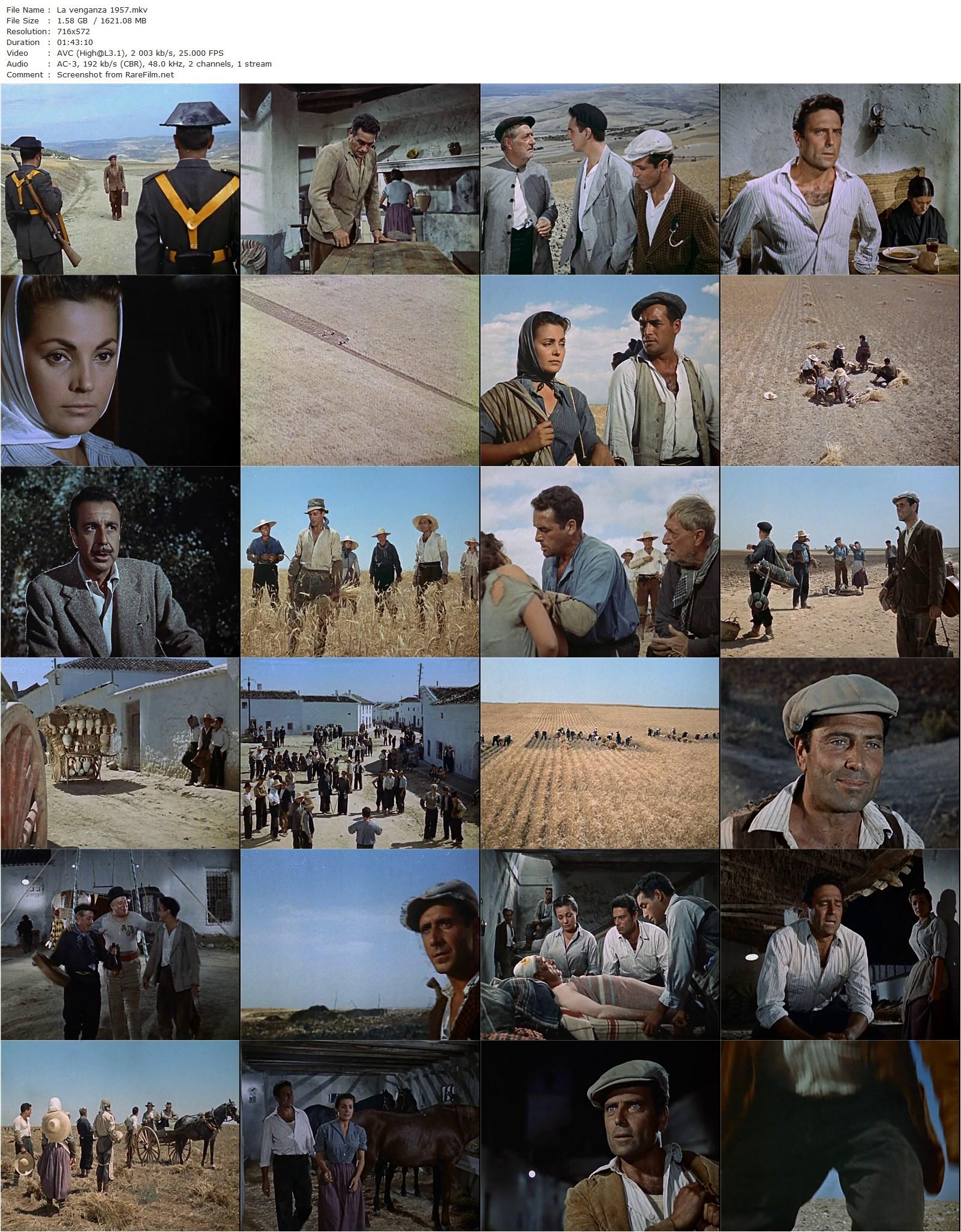 Vengeance / La venganza (1958) Juan Antonio Bardem, Carmen Sevilla, Raf Vallone, Jorge Mistral-poster