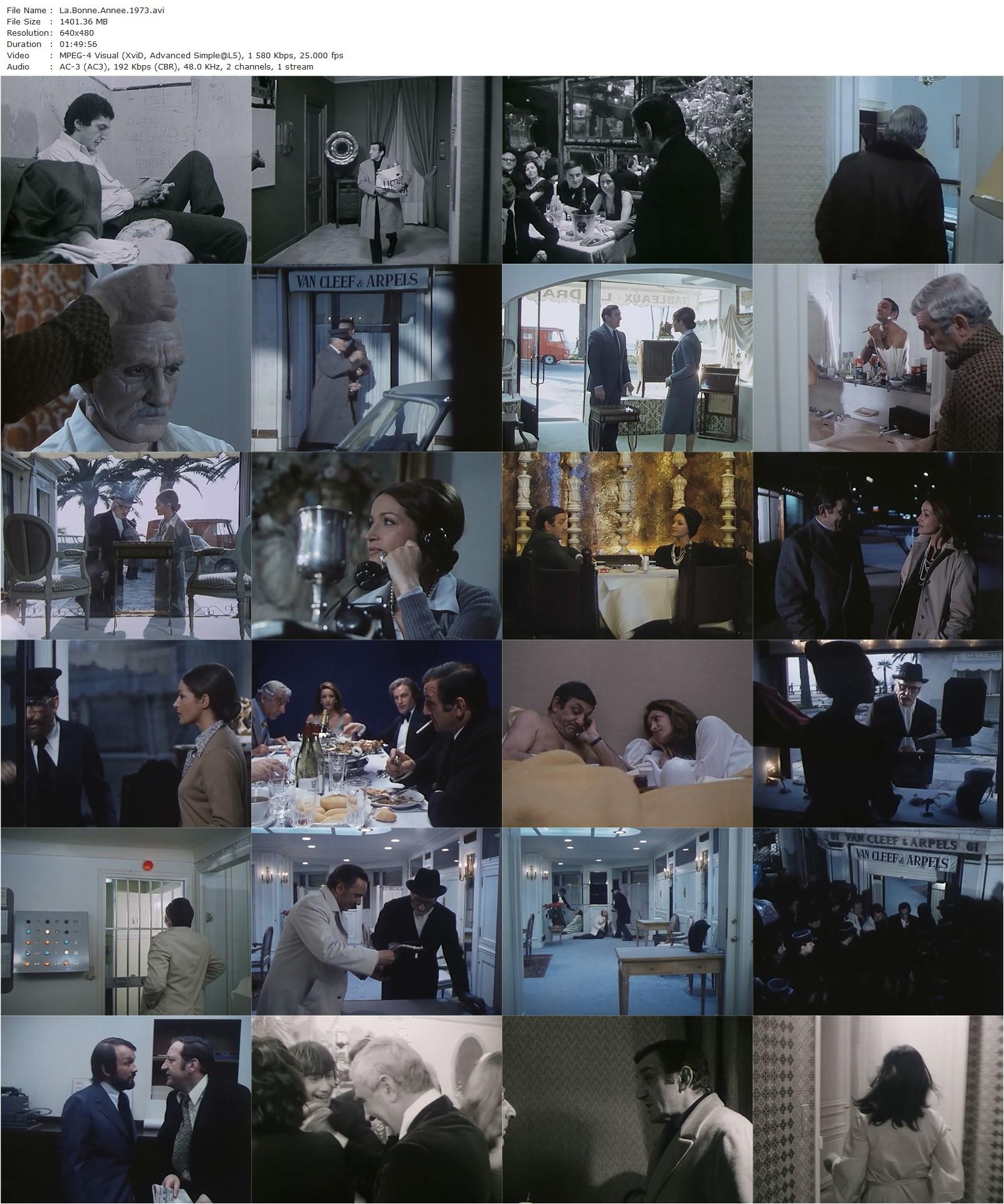 Happy New Year (1973) Claude Lelouch, Lino Ventura, Françoise Fabian, Charles Gérard-poster