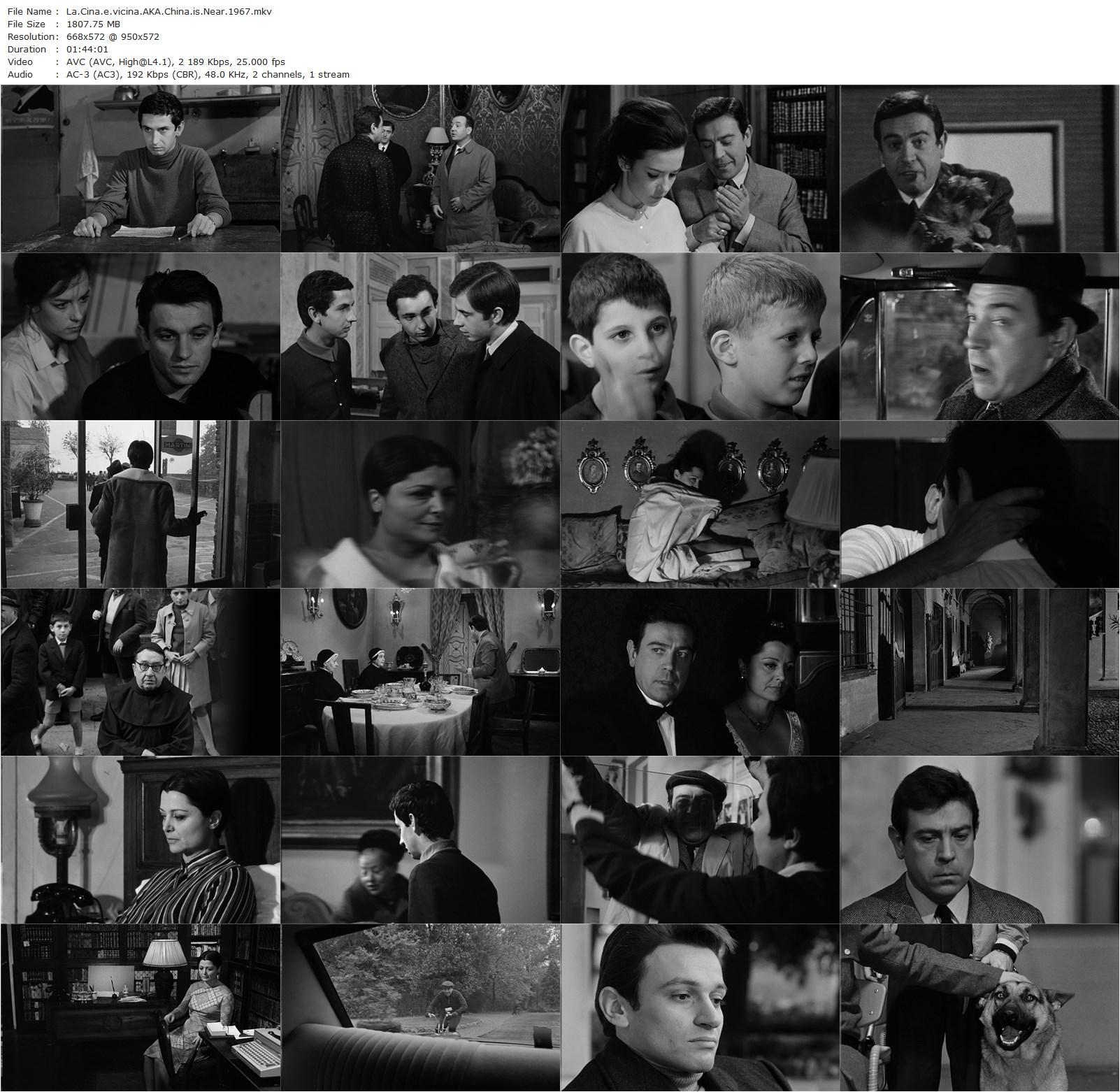 China Is Near (1967) Marco Bellocchio, Glauco Mauri, Elda Tattoli, Paolo Graziosi-poster