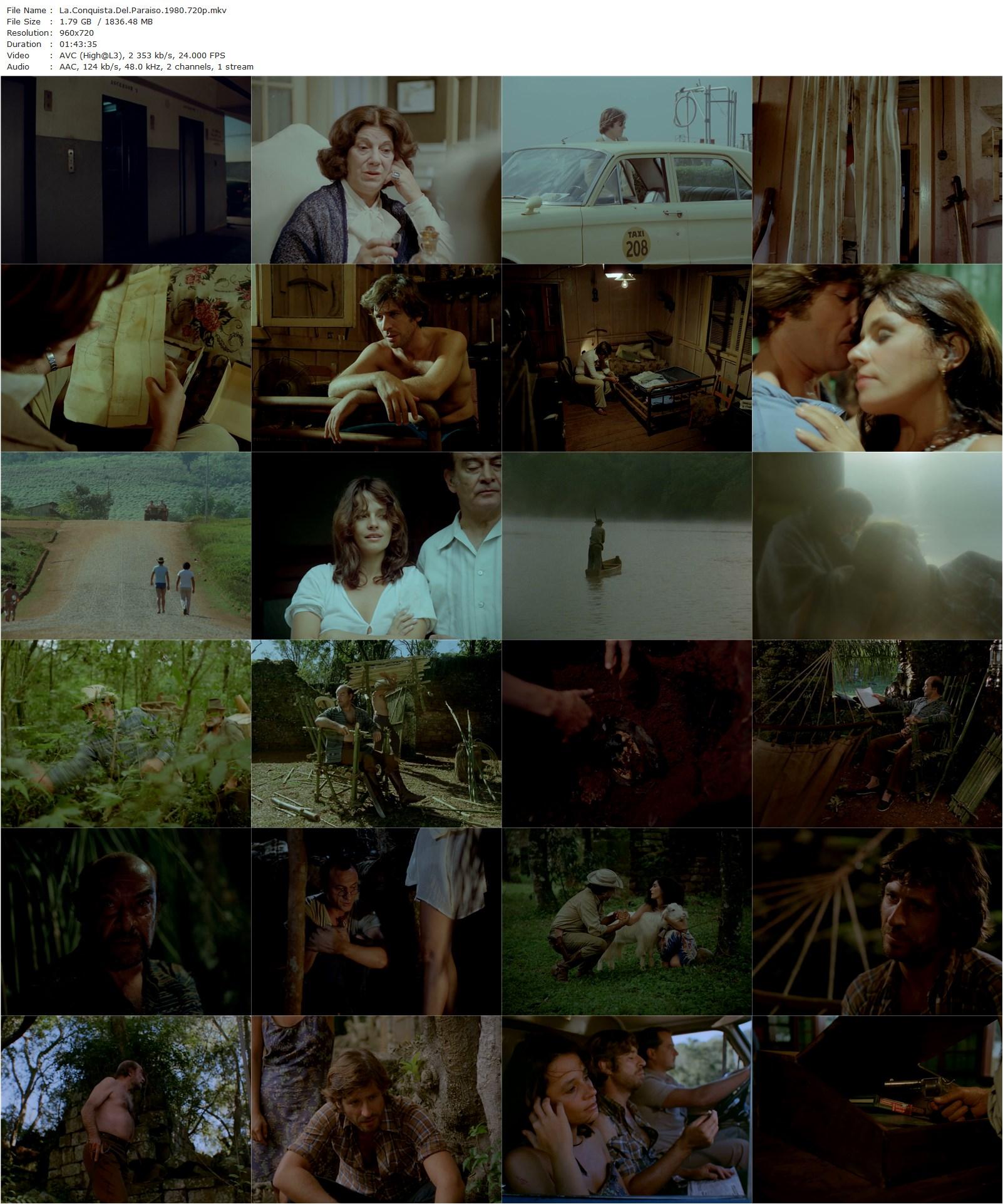 The Conquest of Paradise AKA La conquista del paraíso (1981) Eliseo Subiela, Arturo Puig, Kátia D’Angelo, Guillermo Battaglia-poster