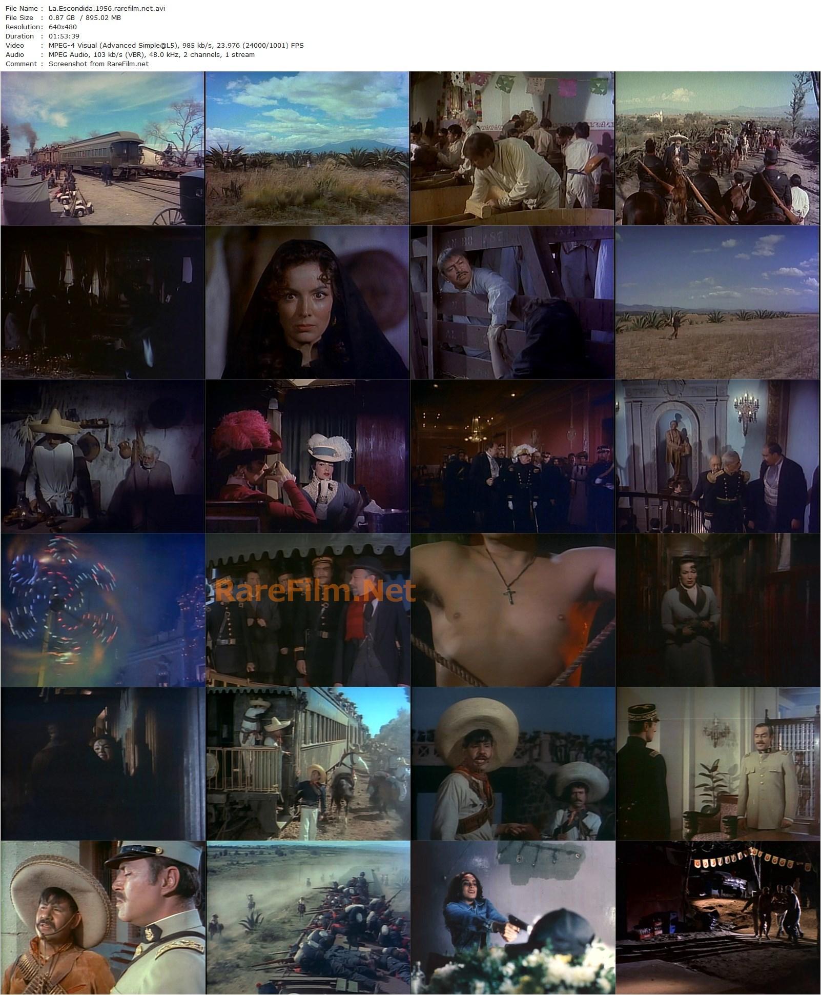 The Hidden One / La escondida (1956) Roberto Gavaldón, María Félix, Pedro Armendáriz, Andrés Soler-poster