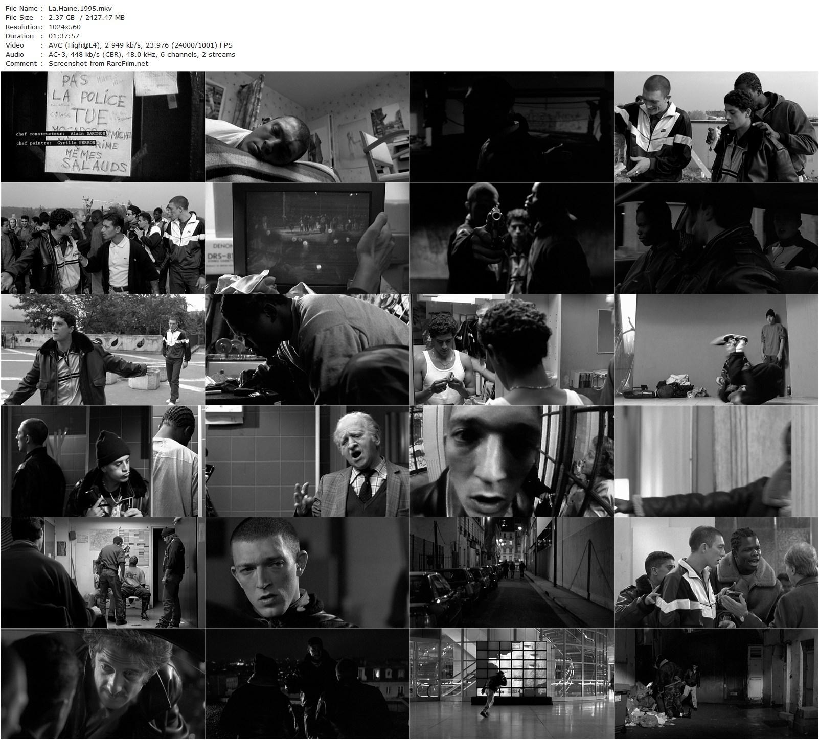 Hate / La Haine (1995) Mathieu Kassovitz, Vincent Cassel, Hubert Koundé, Saïd Taghmaoui-poster