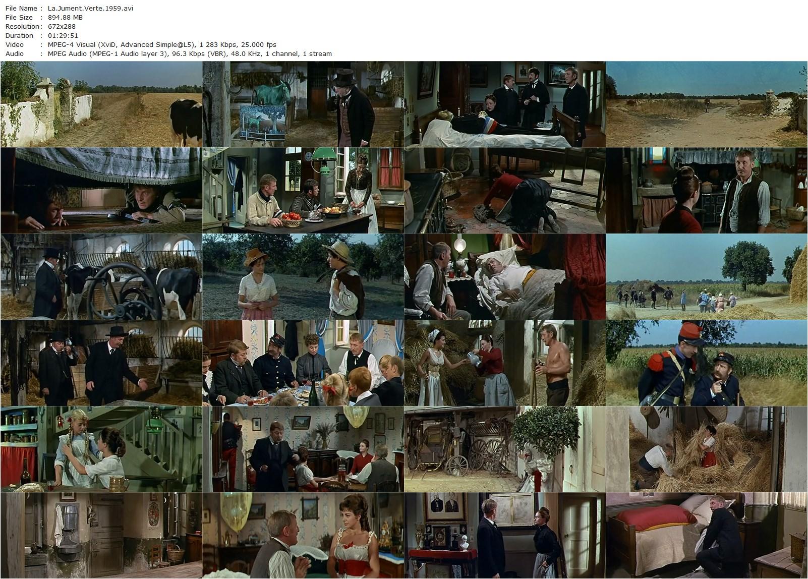 The Green Mare / La jument verte (1959) Claude Autant-Lara, Bourvil, Francis Blanche, Sandra Milo-poster