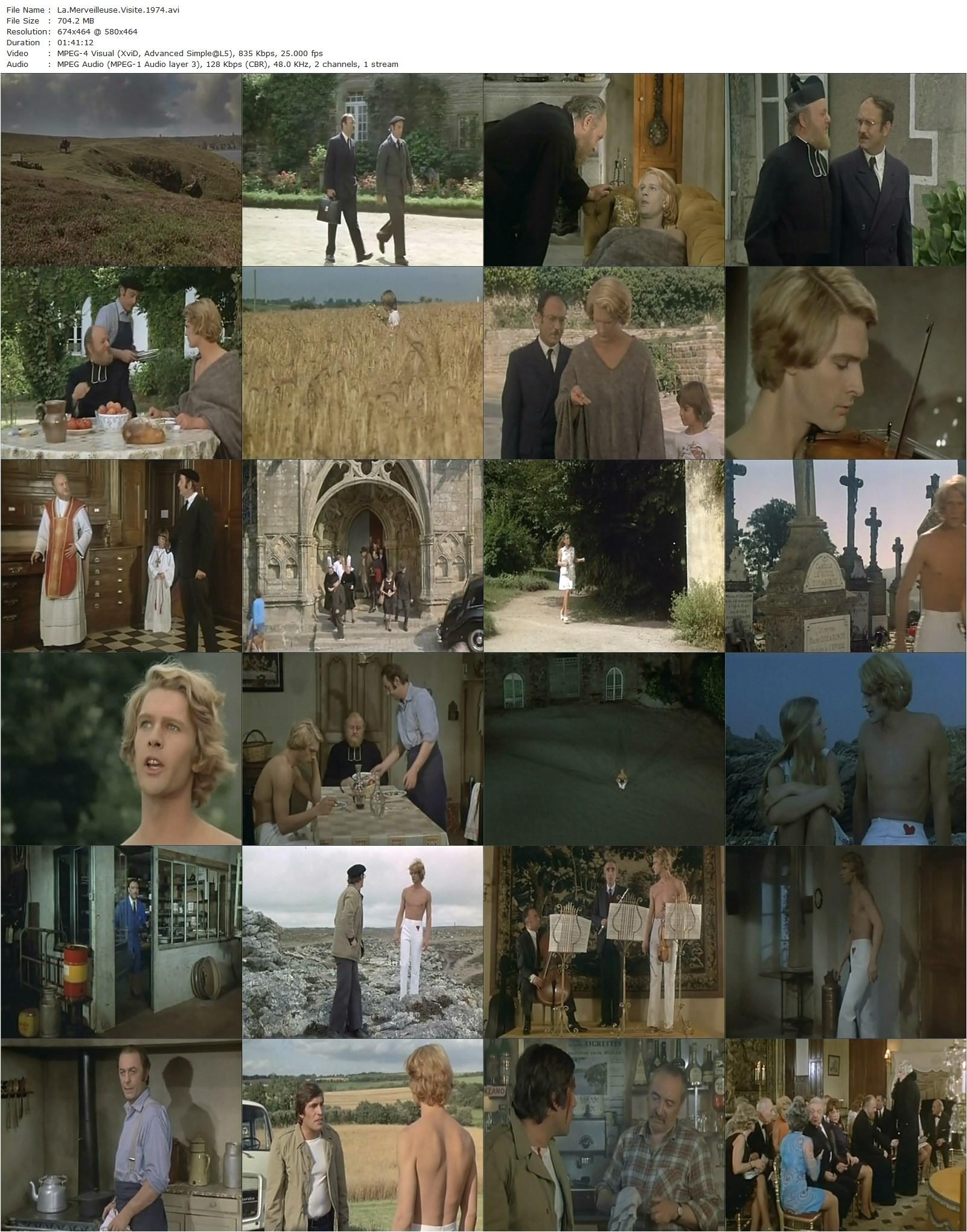 The Marvelous Visit (1974) Marcel Carné, Gilles Kohler, Roland Lesaffre, Debra Berger-poster