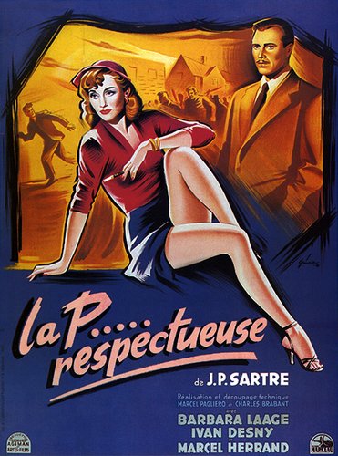 The Respectful Whore / La p… respectueuse (1952) Charles Brabant, Marcello Pagliero, Barbara Laage, Ivan Desny, Walter Bryant