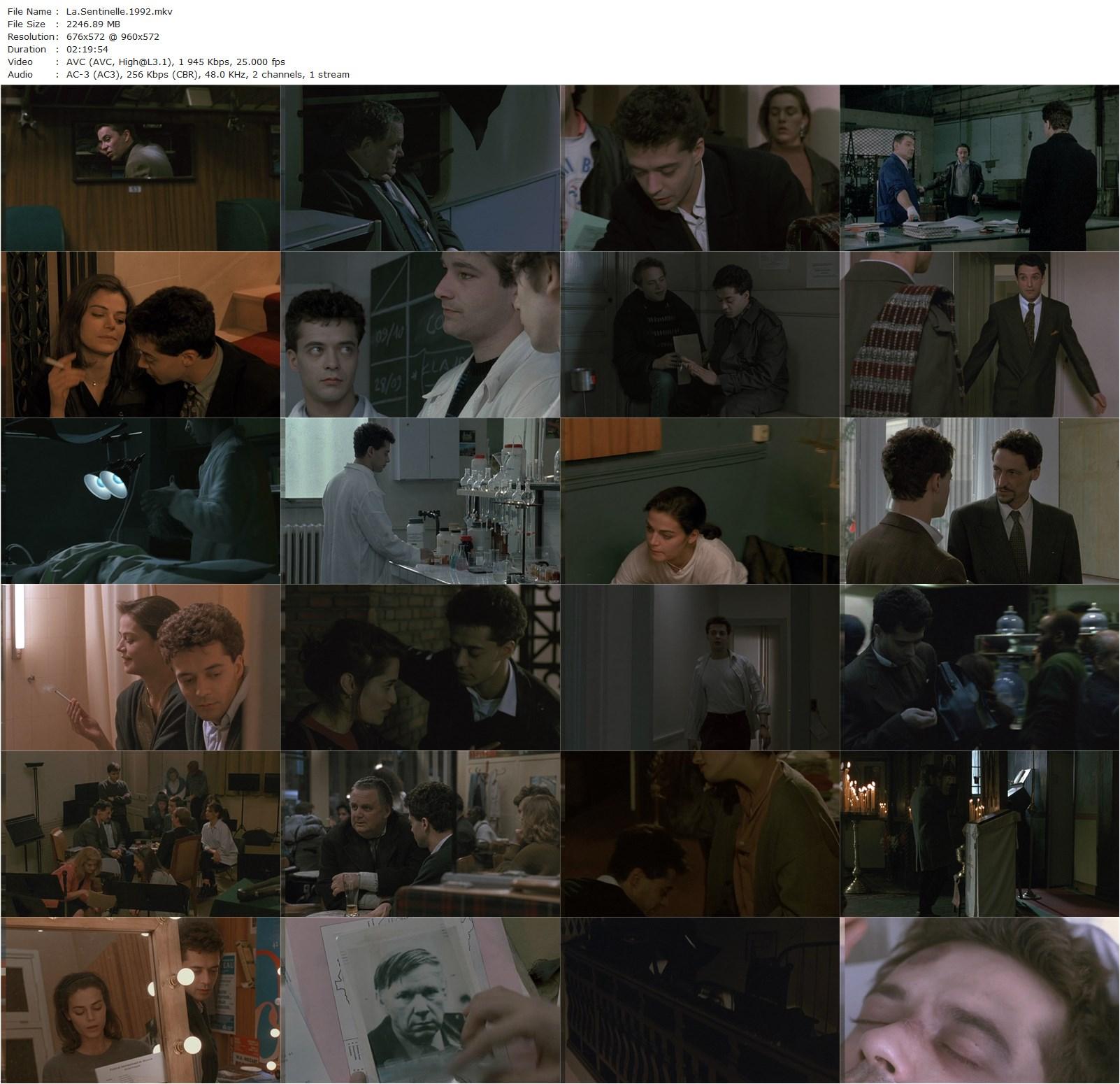 The Sentinel (1992) Arnaud Desplechin, Emmanuel Salinger, Thibault de Montalembert, Jean-Louis Richard-poster