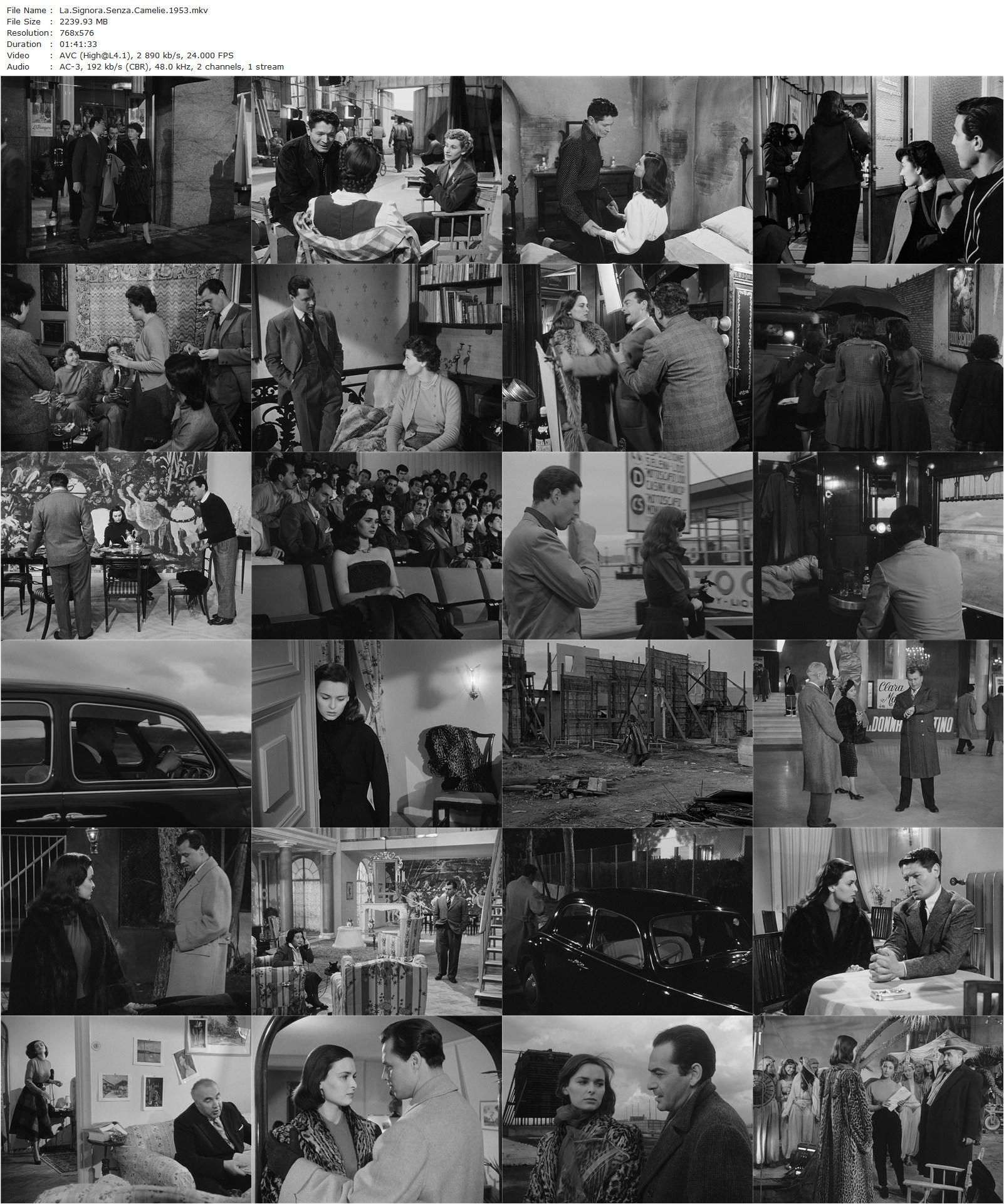 The Lady Without Camelias AKA La signora senza camelie (1953) Michelangelo Antonioni, Lucia Bosé, Gino Cervi, Andrea Checchi-poster