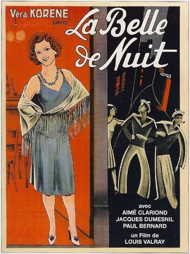The Night Beauty AKA La belle de nuit (1934) Louis Valray, Véra Korène, Aimé Clariond, Jacques Dumesnil