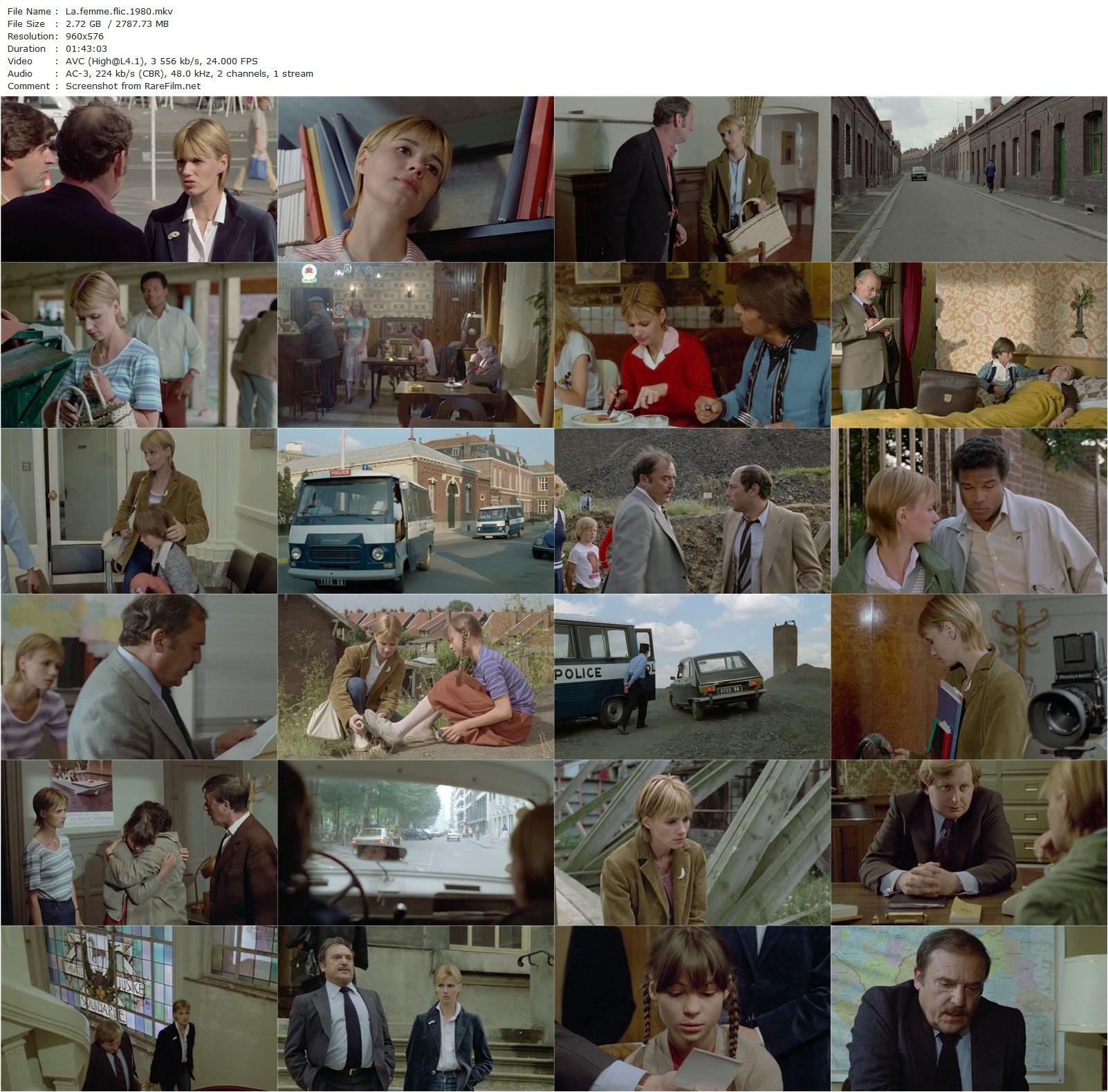 The Woman Cop / La femme flic (1980) Yves Boisset, Miou-Miou, Jean-Marc Thibault, Leny Escudéro-poster