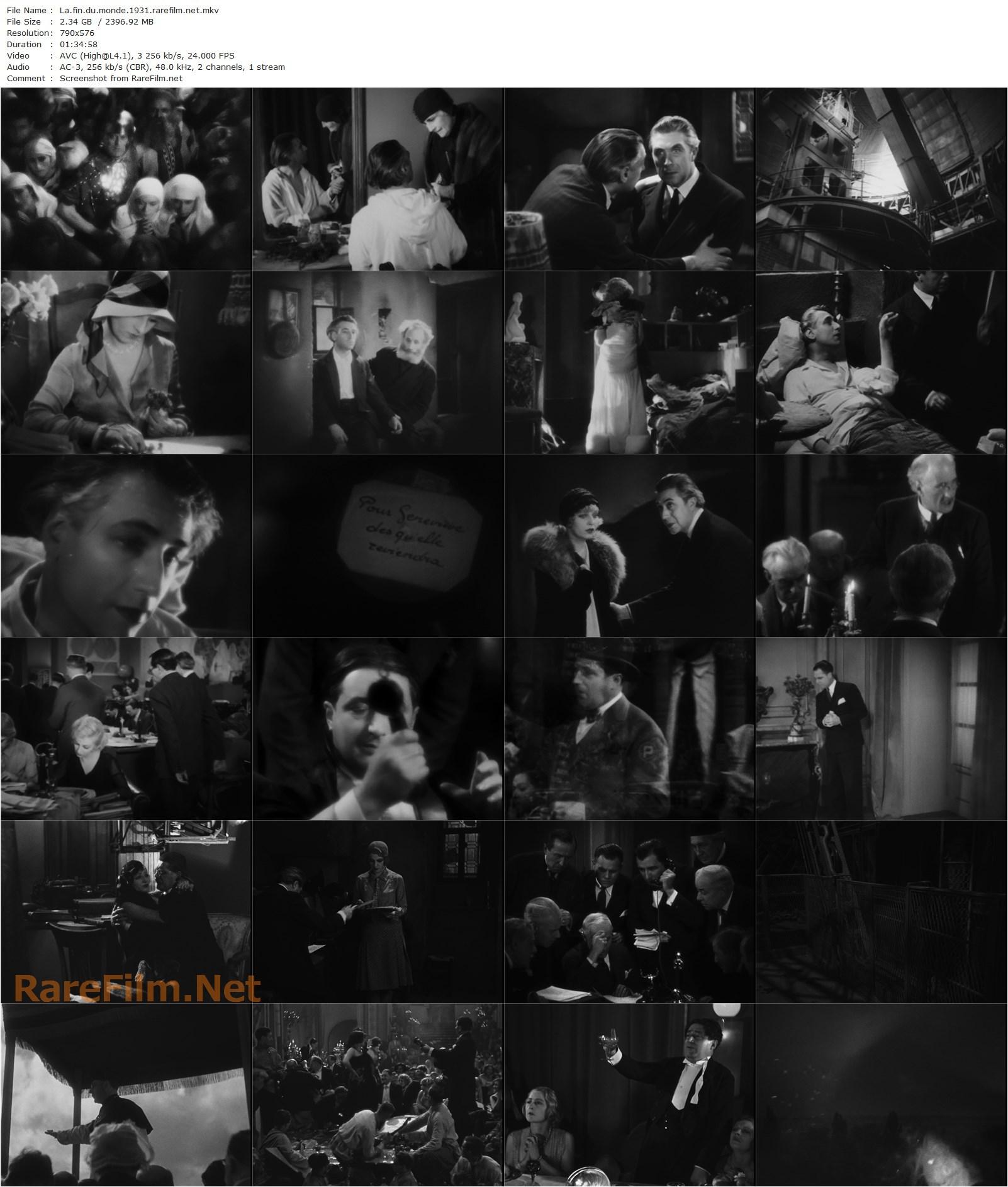 End of the World / La fin du monde (1931) Abel Gance, Colette Darfeuil, Sylvie Gance-poster