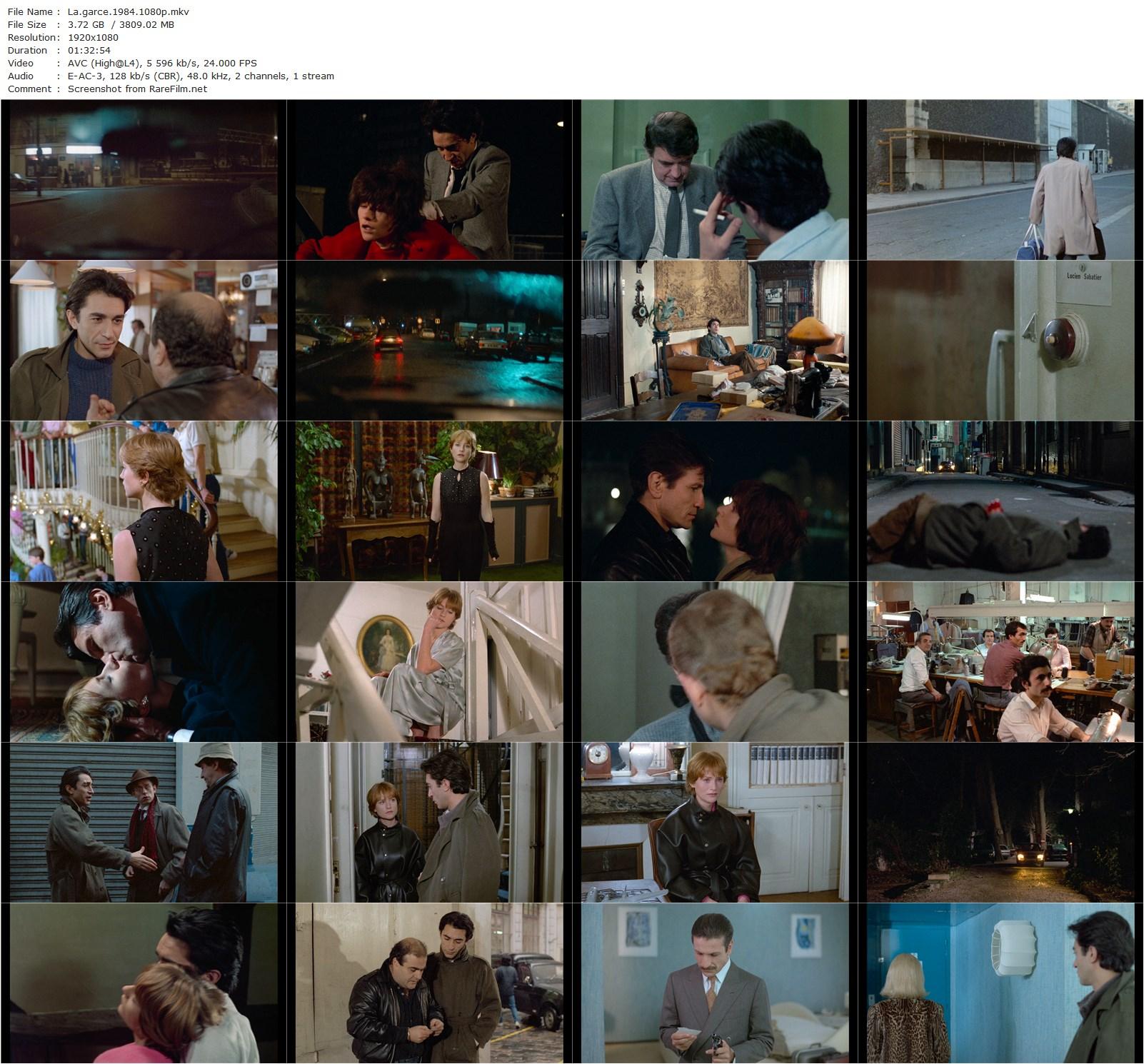 The Man Hunt / La garce (1984) Christine Pascal, Isabelle Huppert, Richard Berry, Vittorio Mezzogiorno-poster