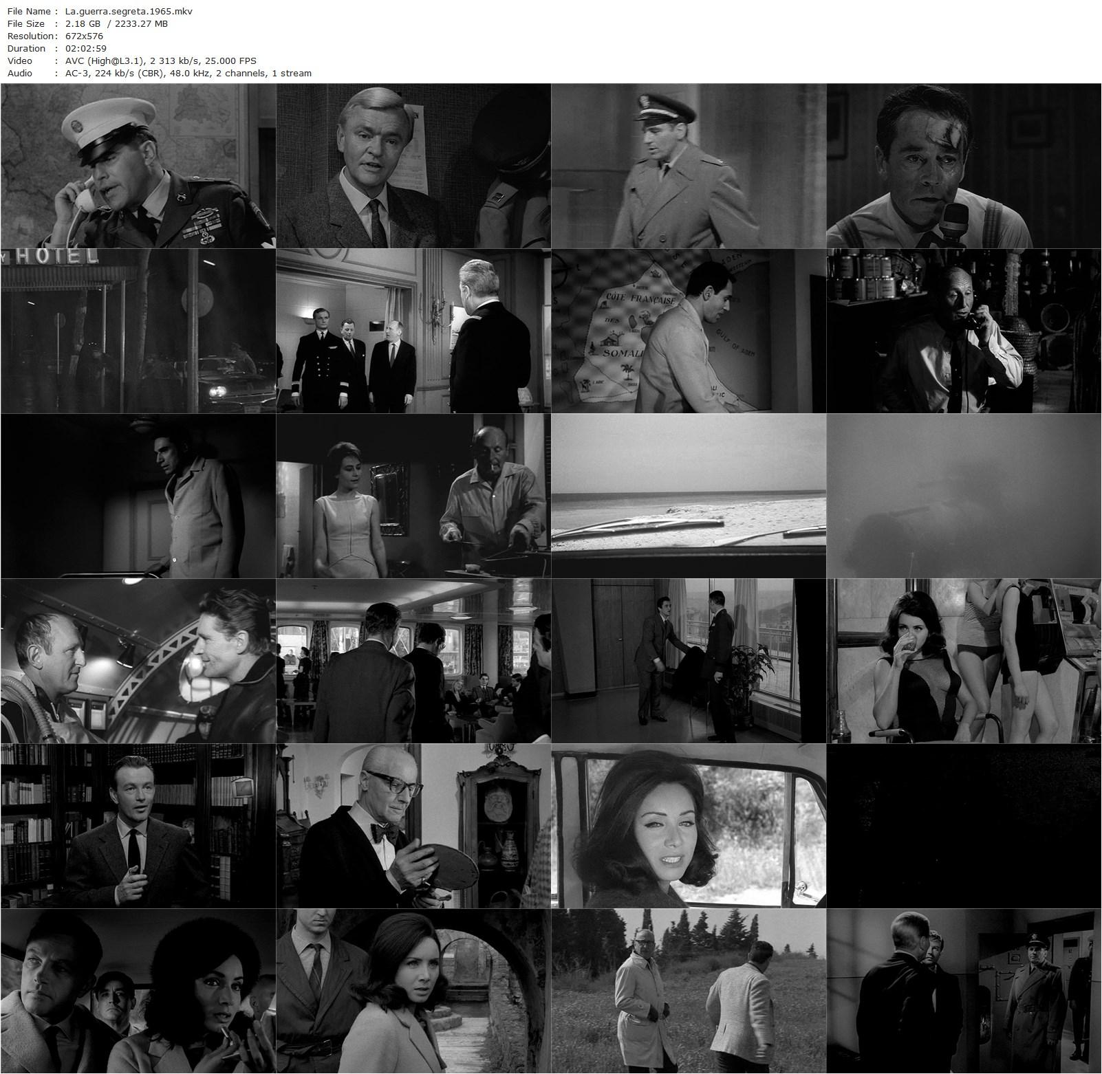 The Dirty Game AKA La guerra segreta (1965) Christian-Jaque, Carlo Lizzani, Terence Young, Bourvil, Henry Fonda, Vittorio Gassman-poster