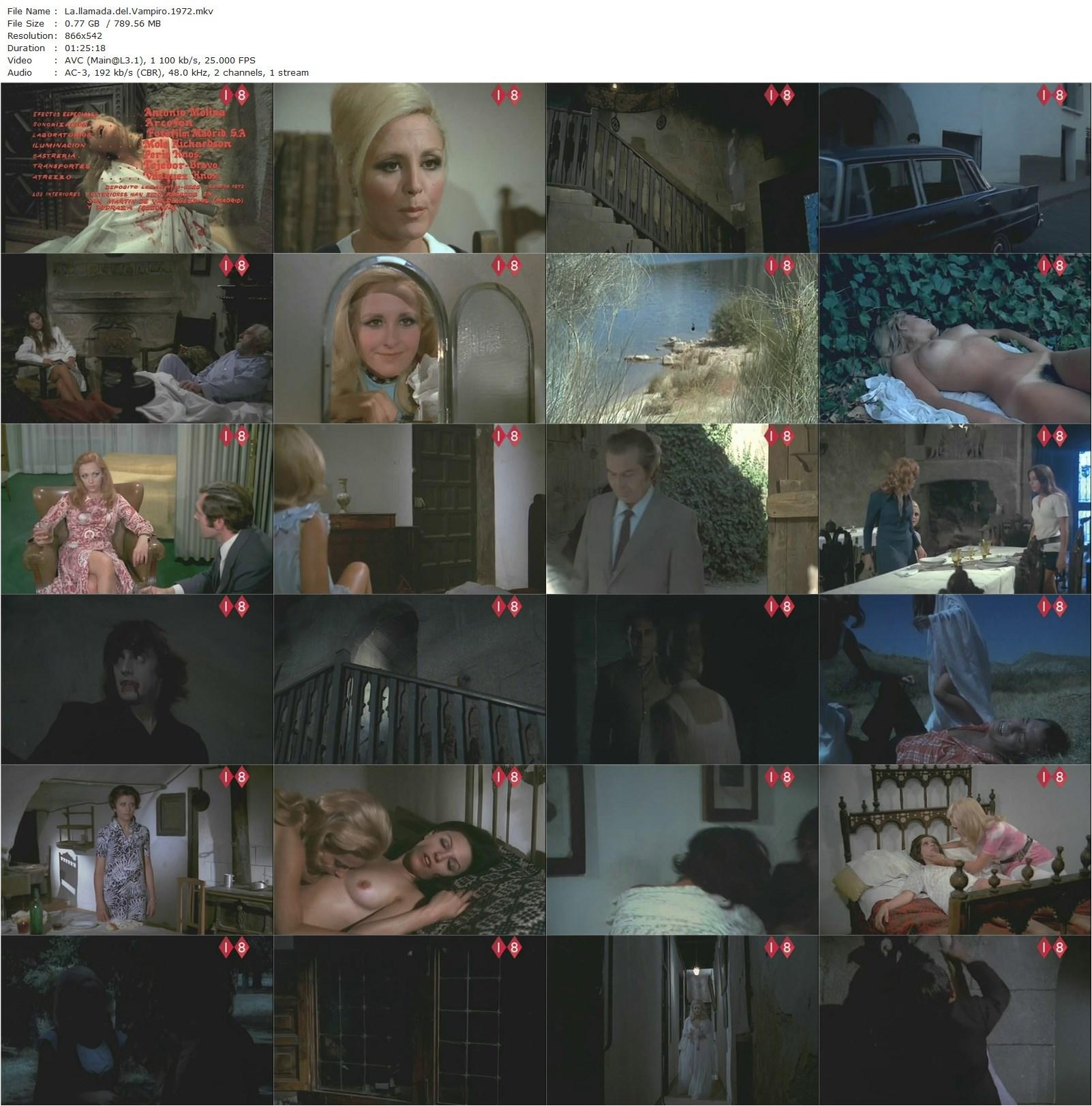 The Curse of the Vampyr AKA La llamada del vampiro (1972) José María Elorrieta, Diana Sorel, Nicholas Ney, Inés Morales-poster