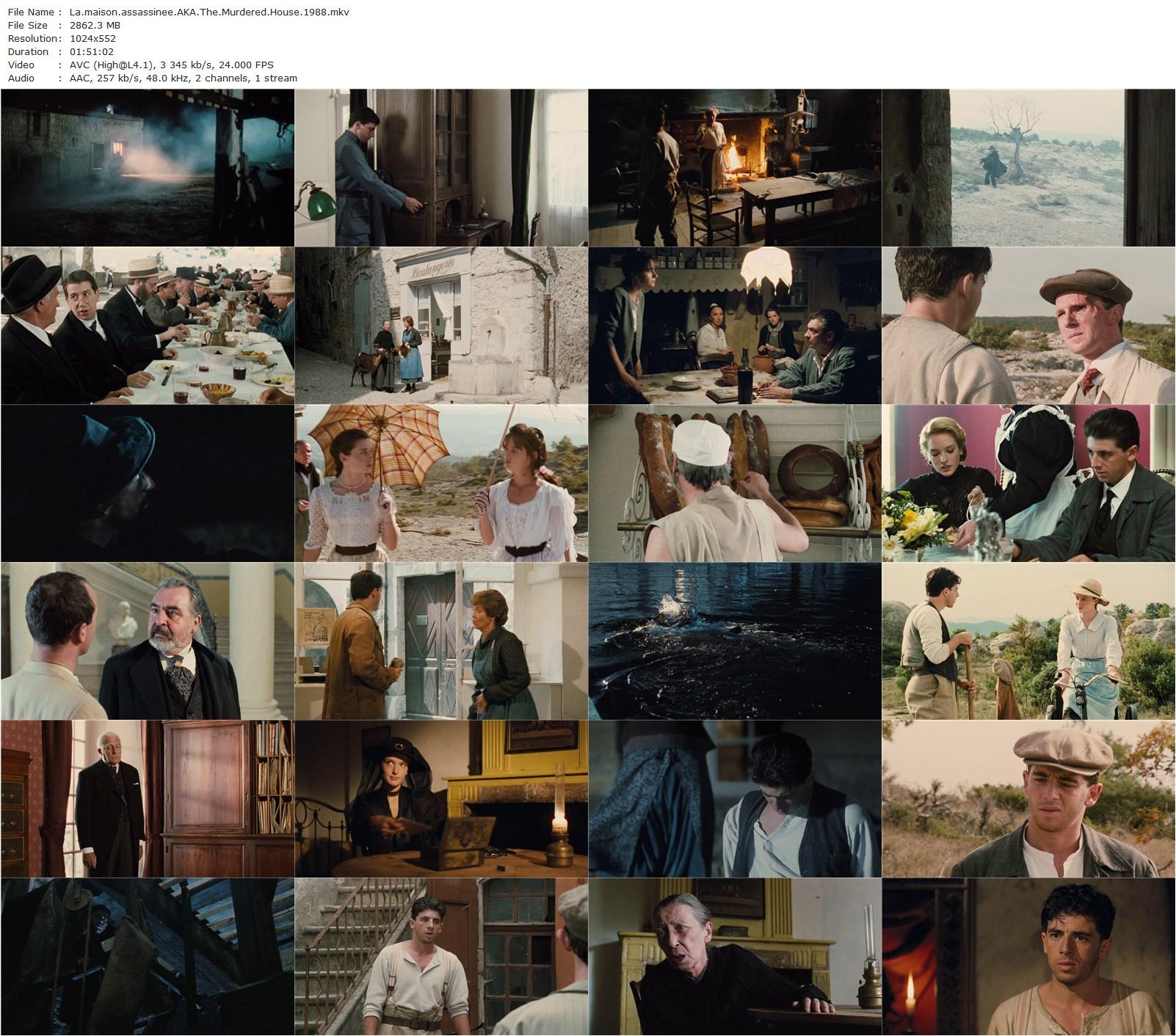 The Murdered House AKA La maison assassinée (1988) Georges Lautner, Patrick Bruel, Anne Brochet, Agnès Blanchot-poster