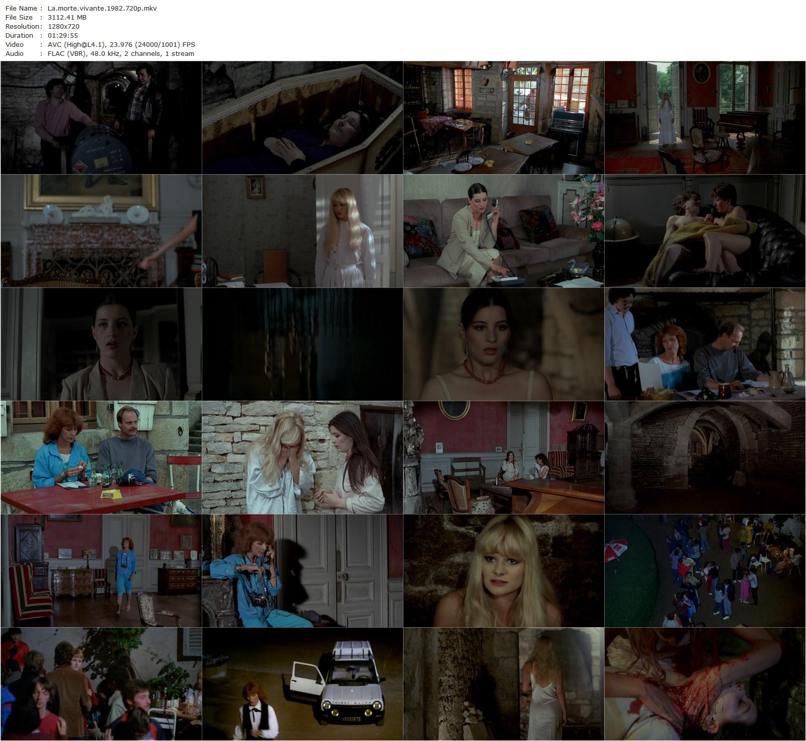 The Living Dead Girl AKA La morte vivante (1982) Jean Rollin, Marina Pierro, Françoise Blanchard, Mike Marshall-poster